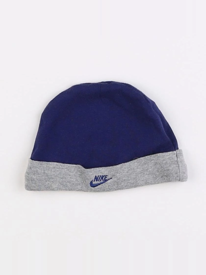 Nike - bonnet bleu, gris - 0/6 mois