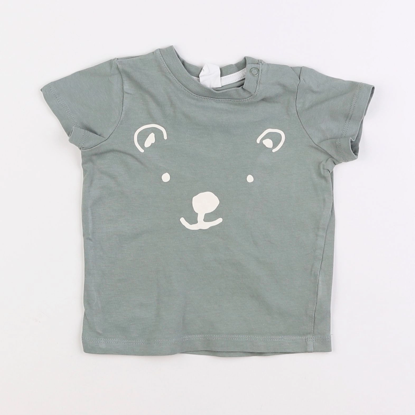 H&M - tee-shirt vert - 6 mois