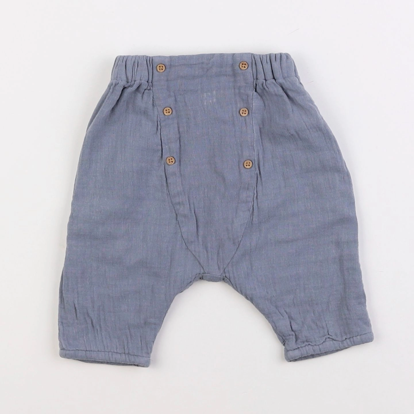 Vertbaudet - pantalon bleu - 1 mois