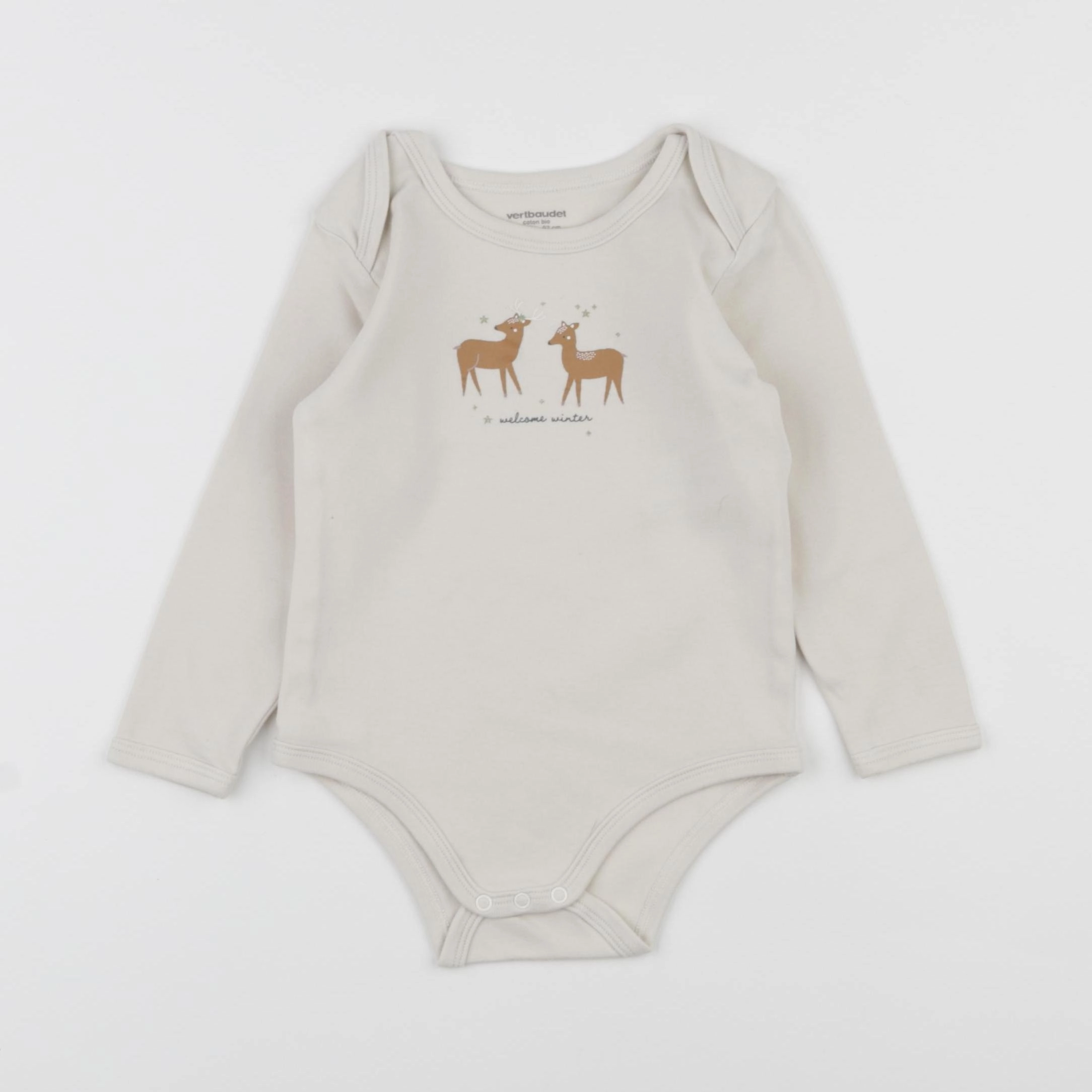 Vertbaudet - body beige - 3 ans