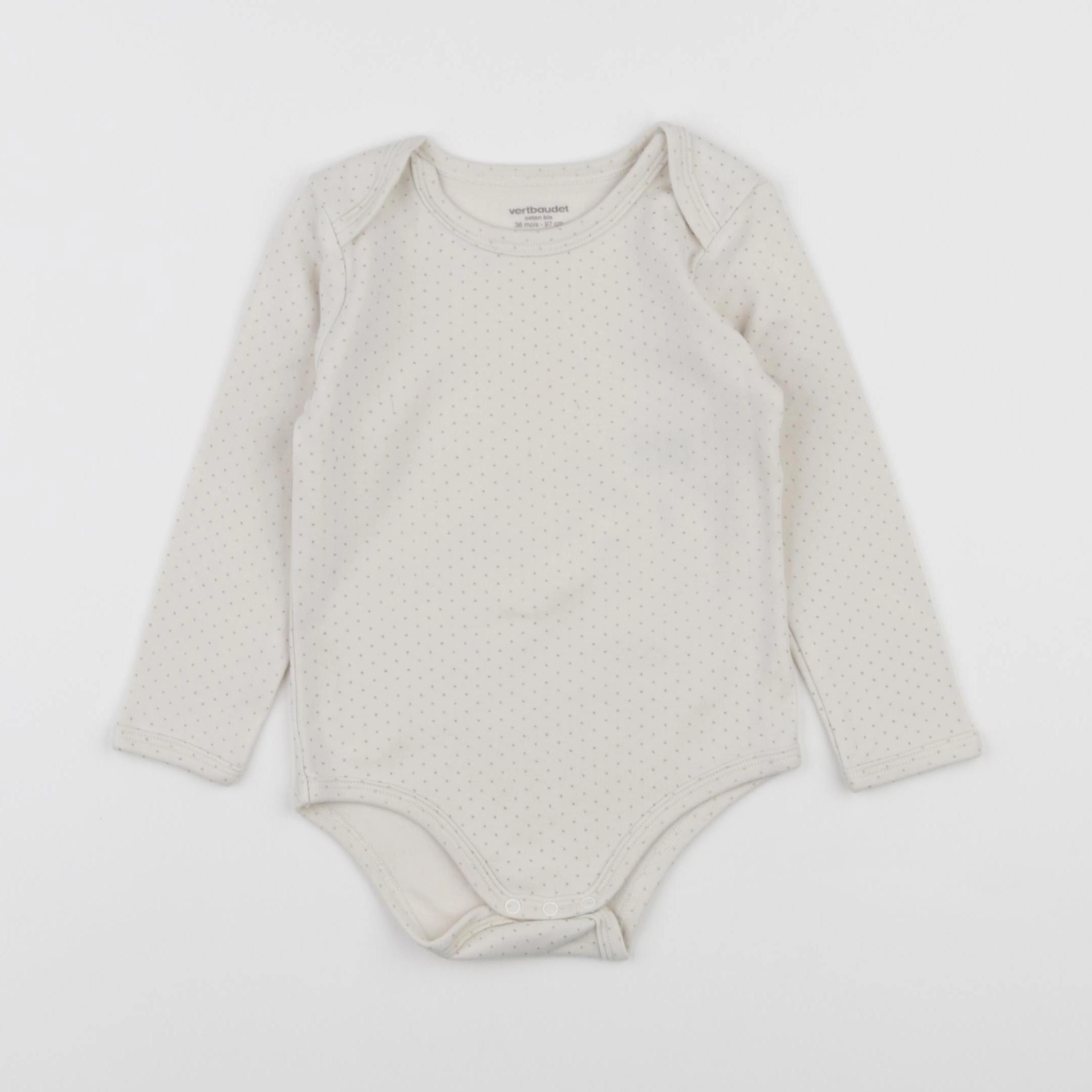 Vertbaudet - body beige - 3 ans