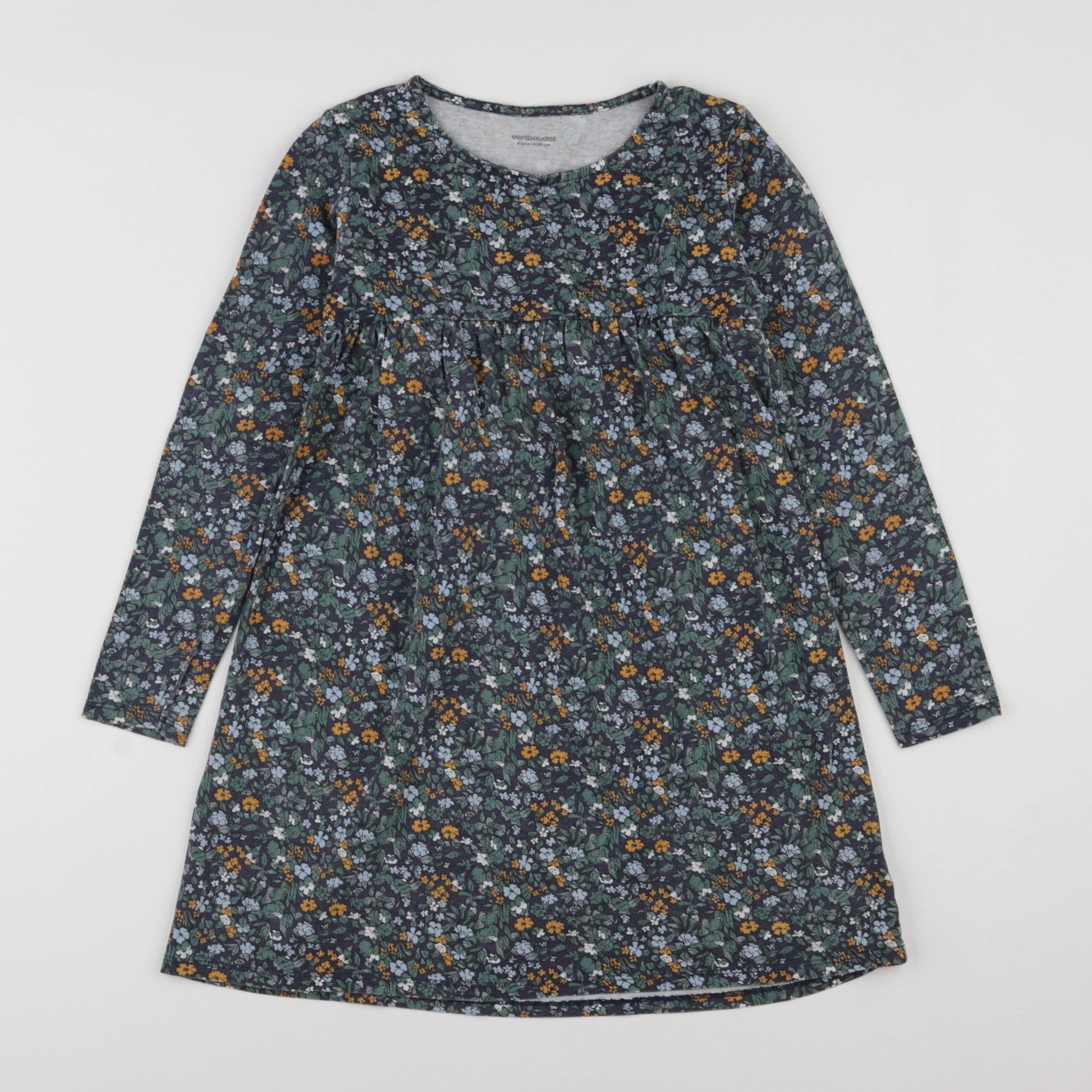 Vertbaudet - robe bleu - 8 ans