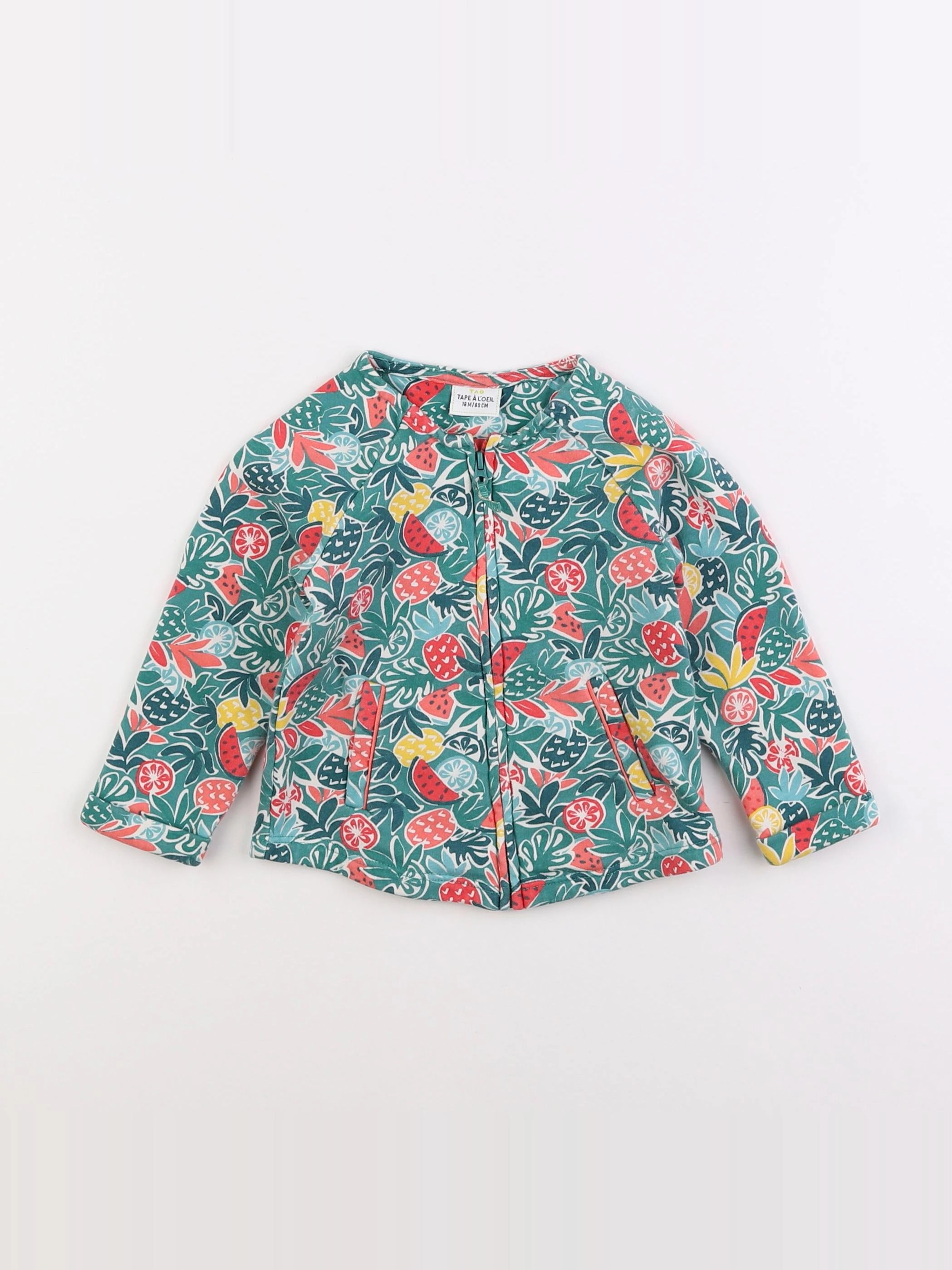 Tape à l'oeil - sweat multicolore - 18 mois