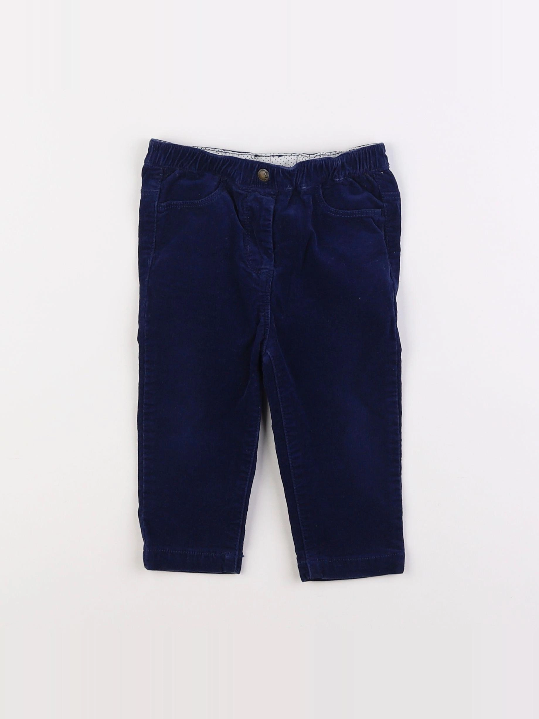 Cyrillus - pantalon bleu - 18 mois