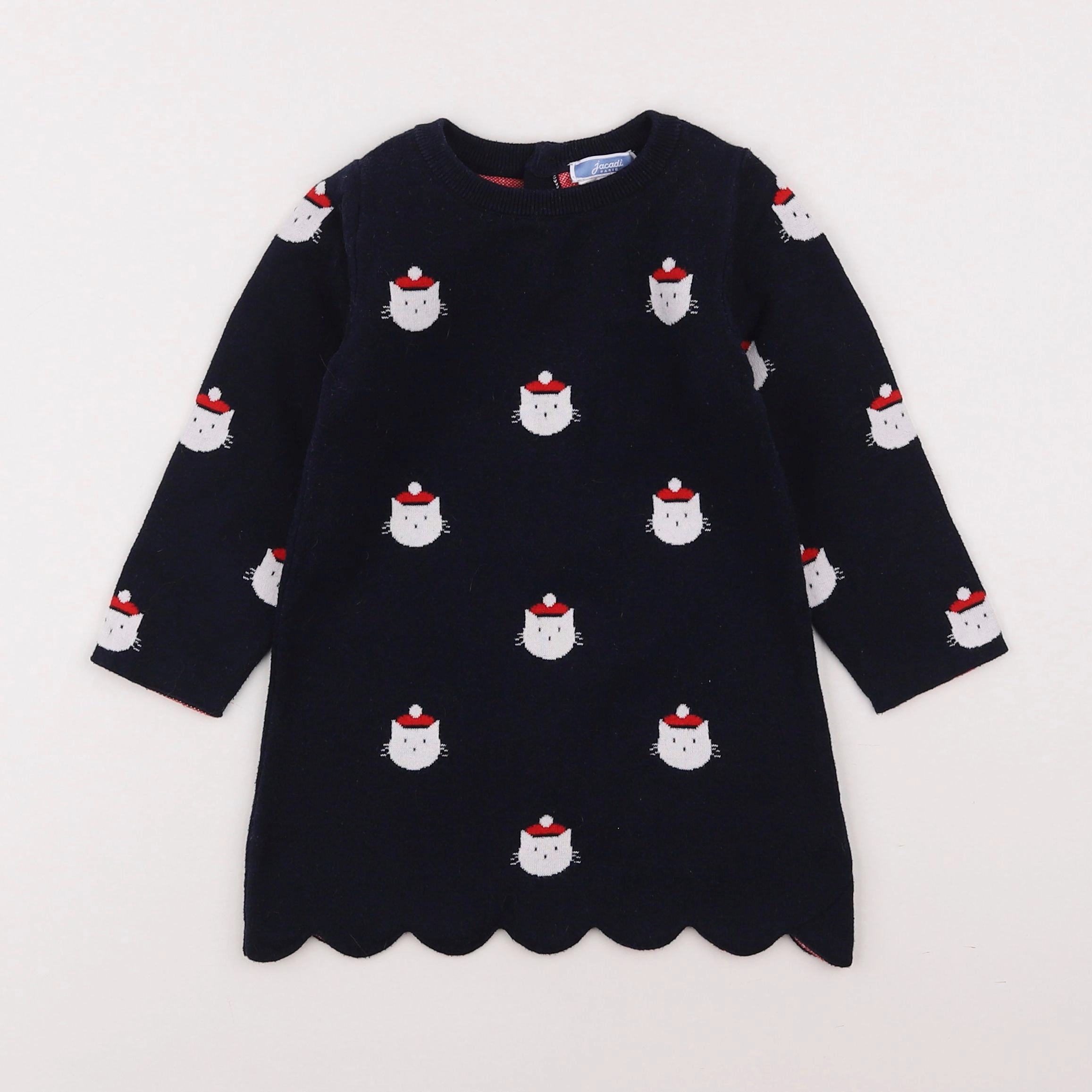 Jacadi - robe bleu - 2 ans