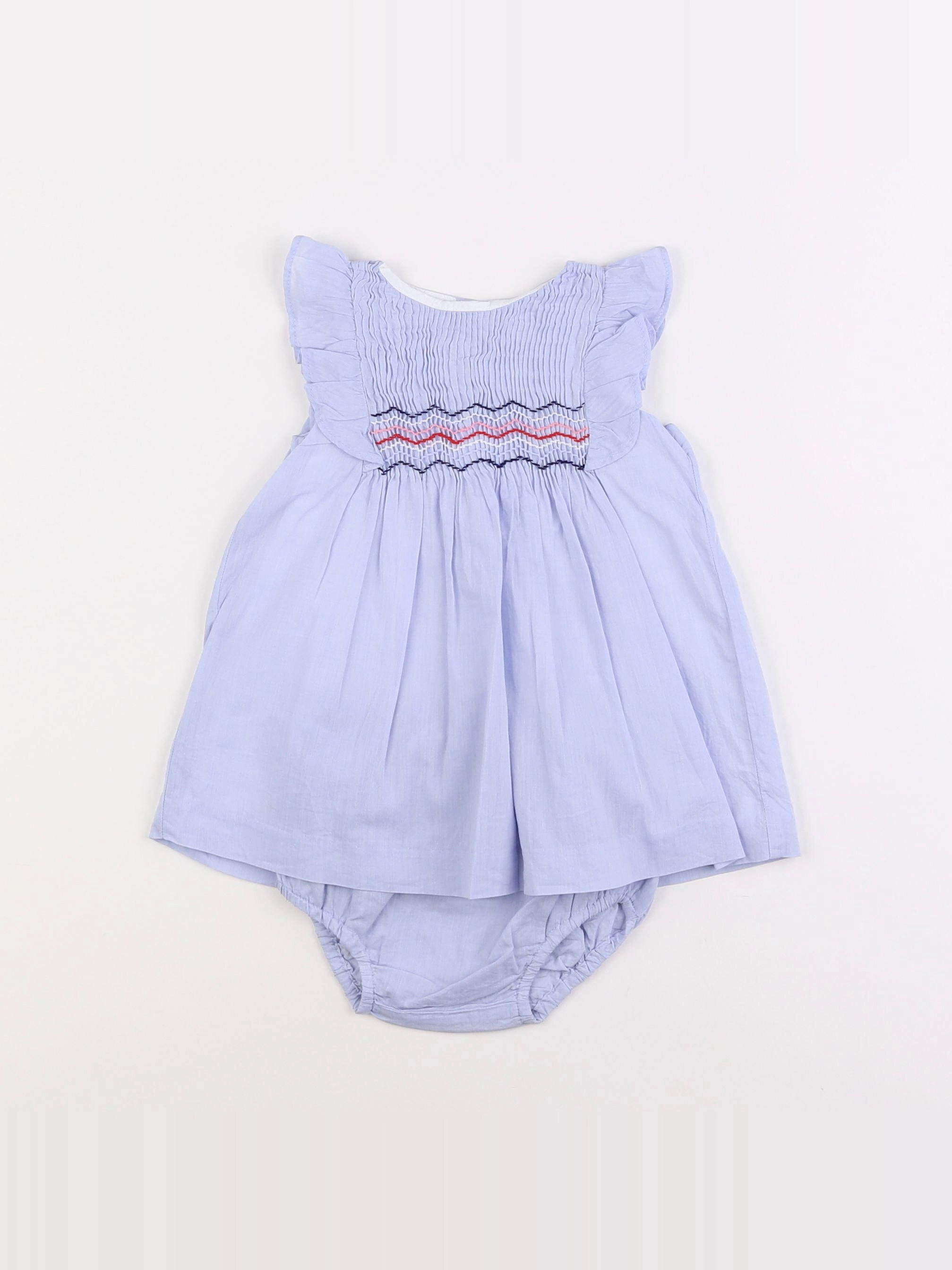 Jacadi - robe bleu - 6 mois