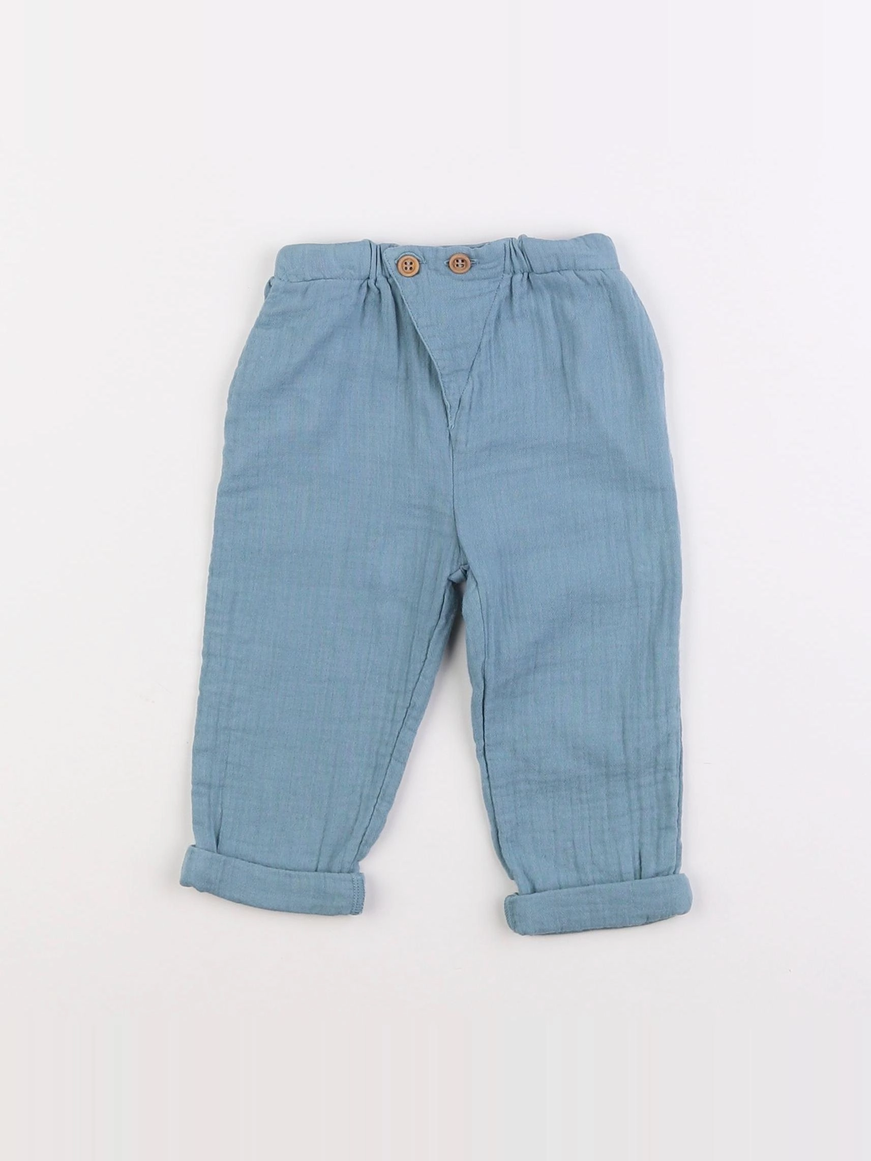 Marlot Paris - pantalon bleu - 6 mois