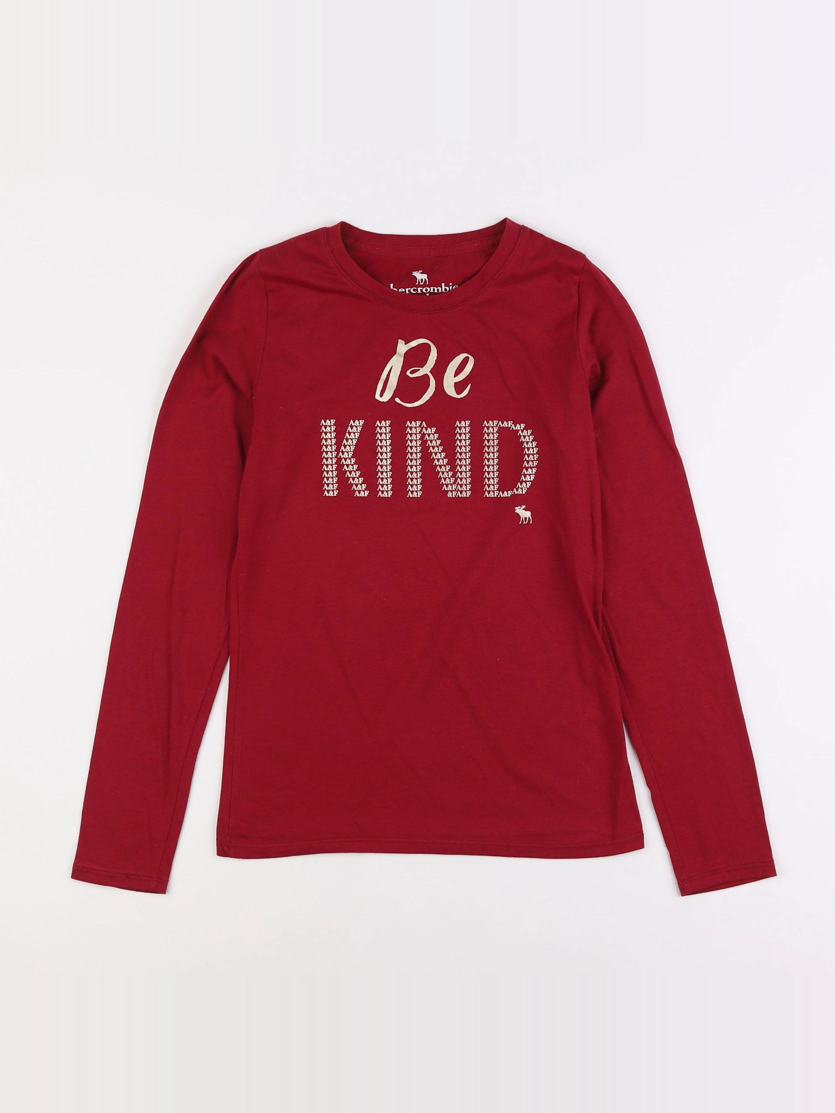 Abercrombie - tee-shirt rouge - 11/12 ans