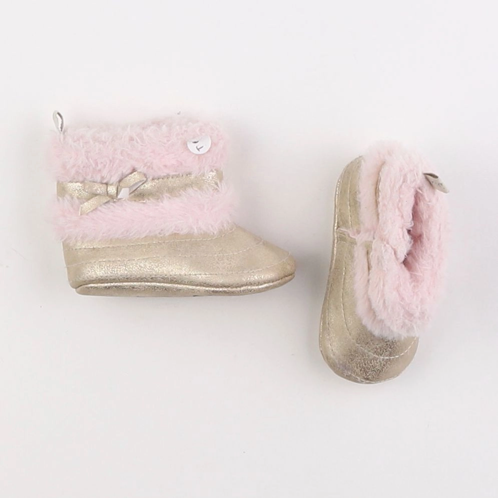 IKKS - chaussons or, rose - pointure 19/20