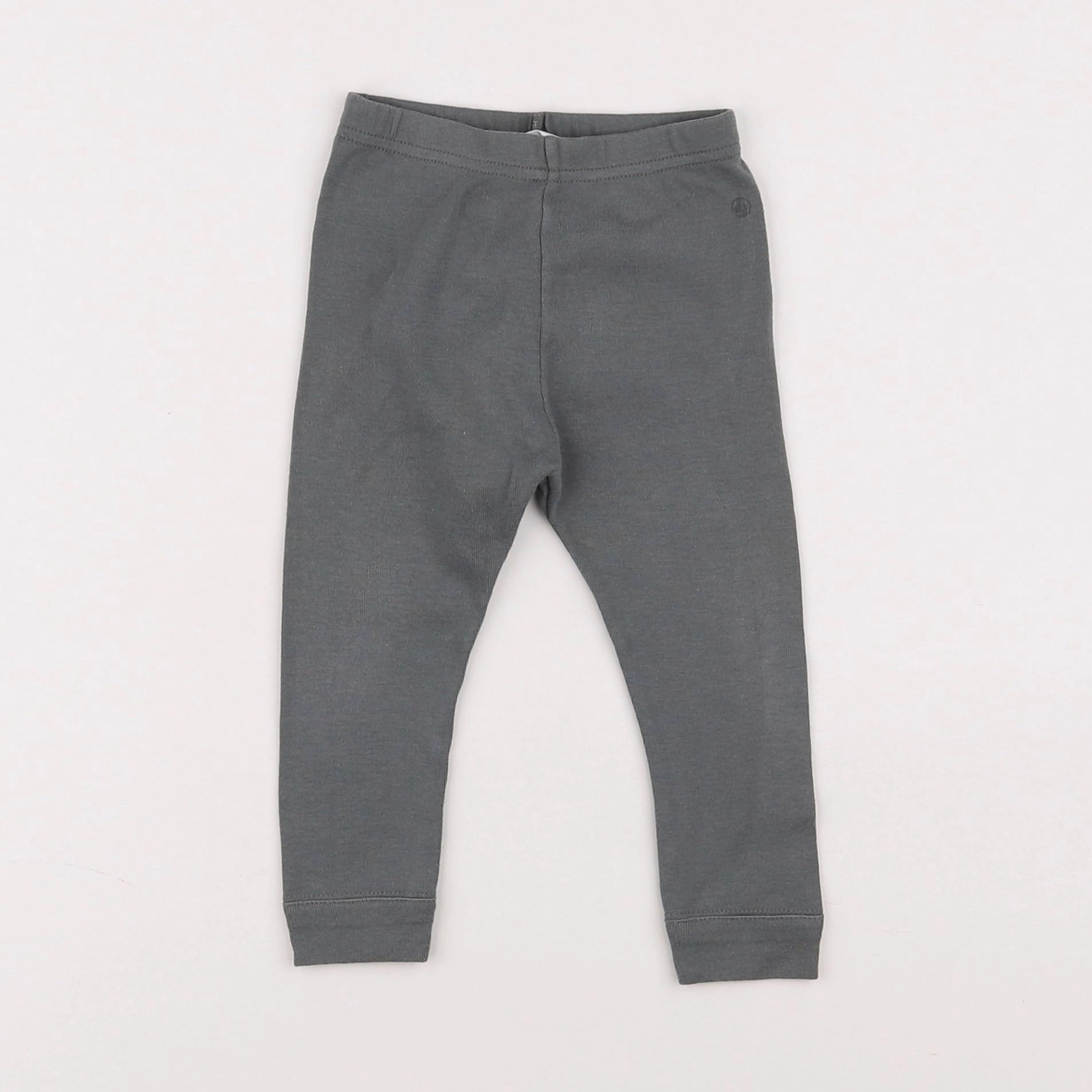 Petit Bateau - legging gris - 12 mois