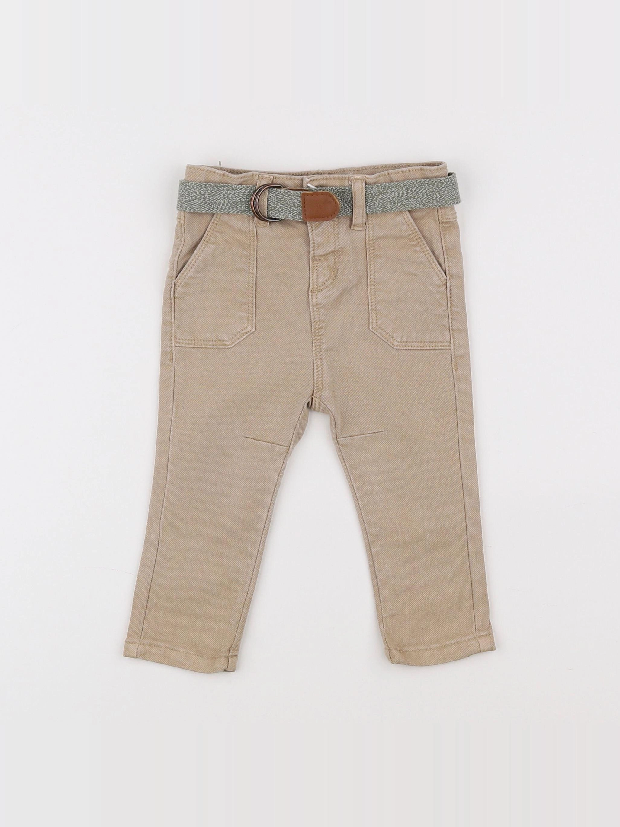 Tape à l'oeil - pantalon beige - 6 mois