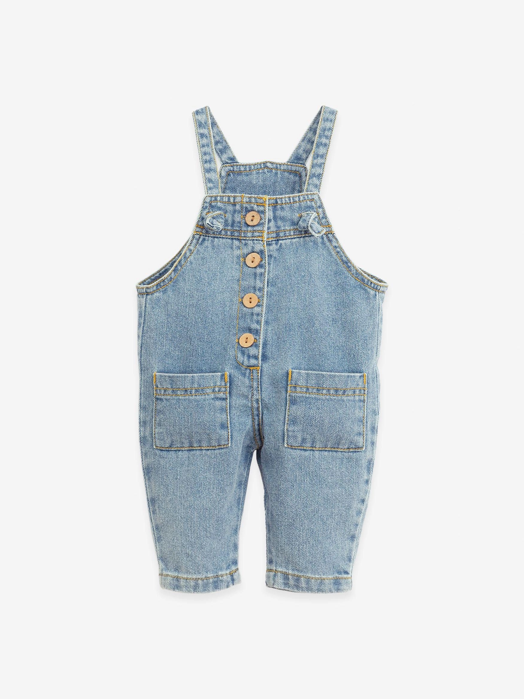 Play Up - Salopette Denim bleu - 3 mois