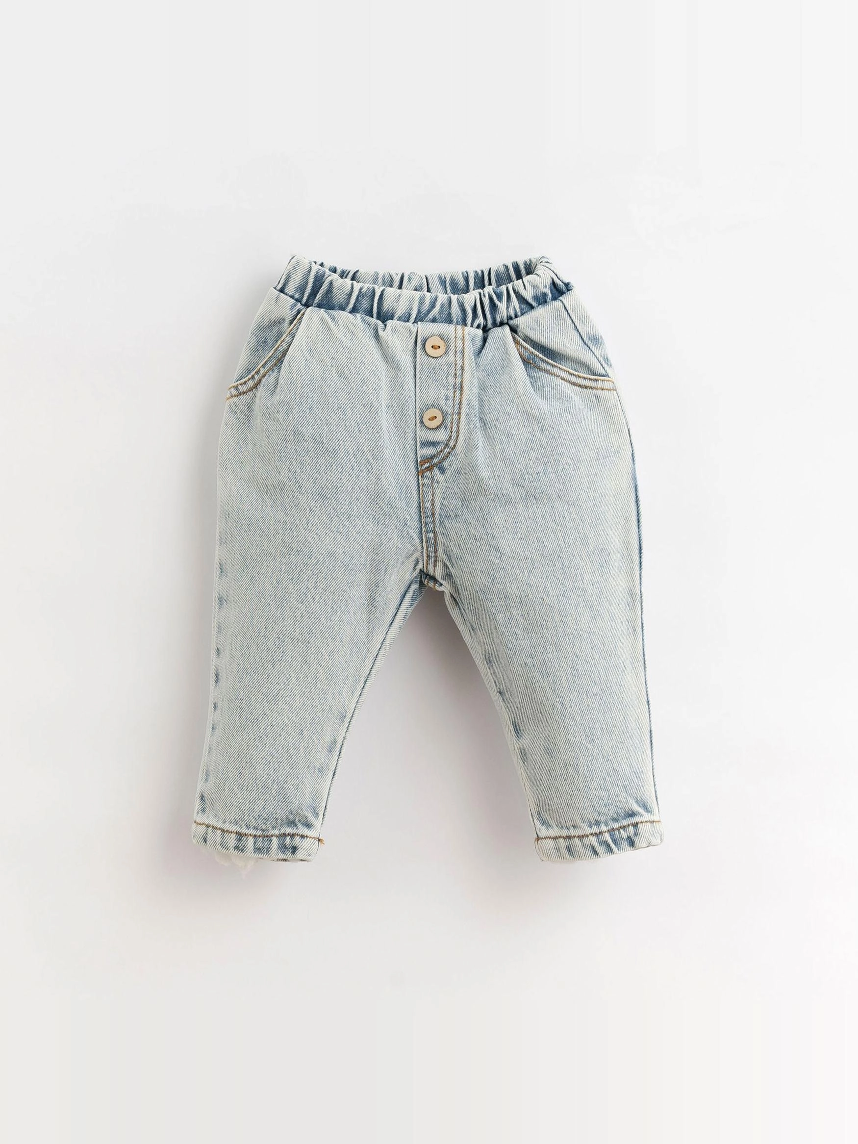 Play Up - Pantalon Denim bleu clair - 6 mois