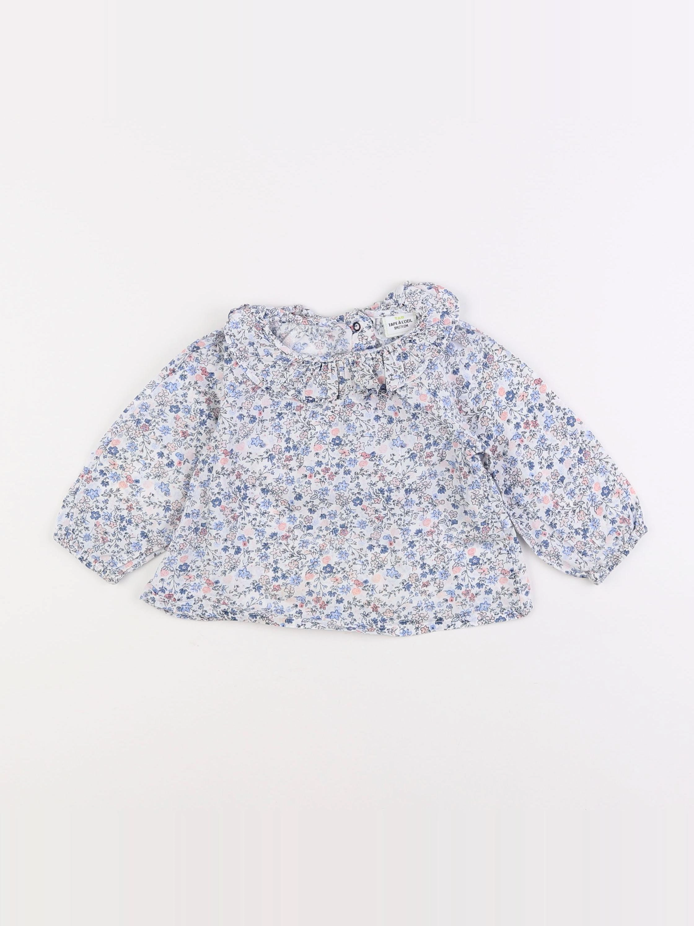 Tape à l'oeil - blouse bleu - 9 mois