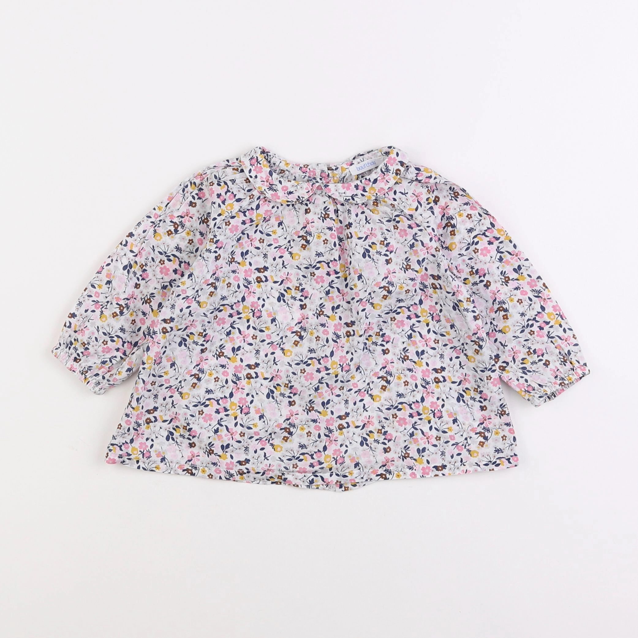 Boutchou - blouse multicolore - 9 mois
