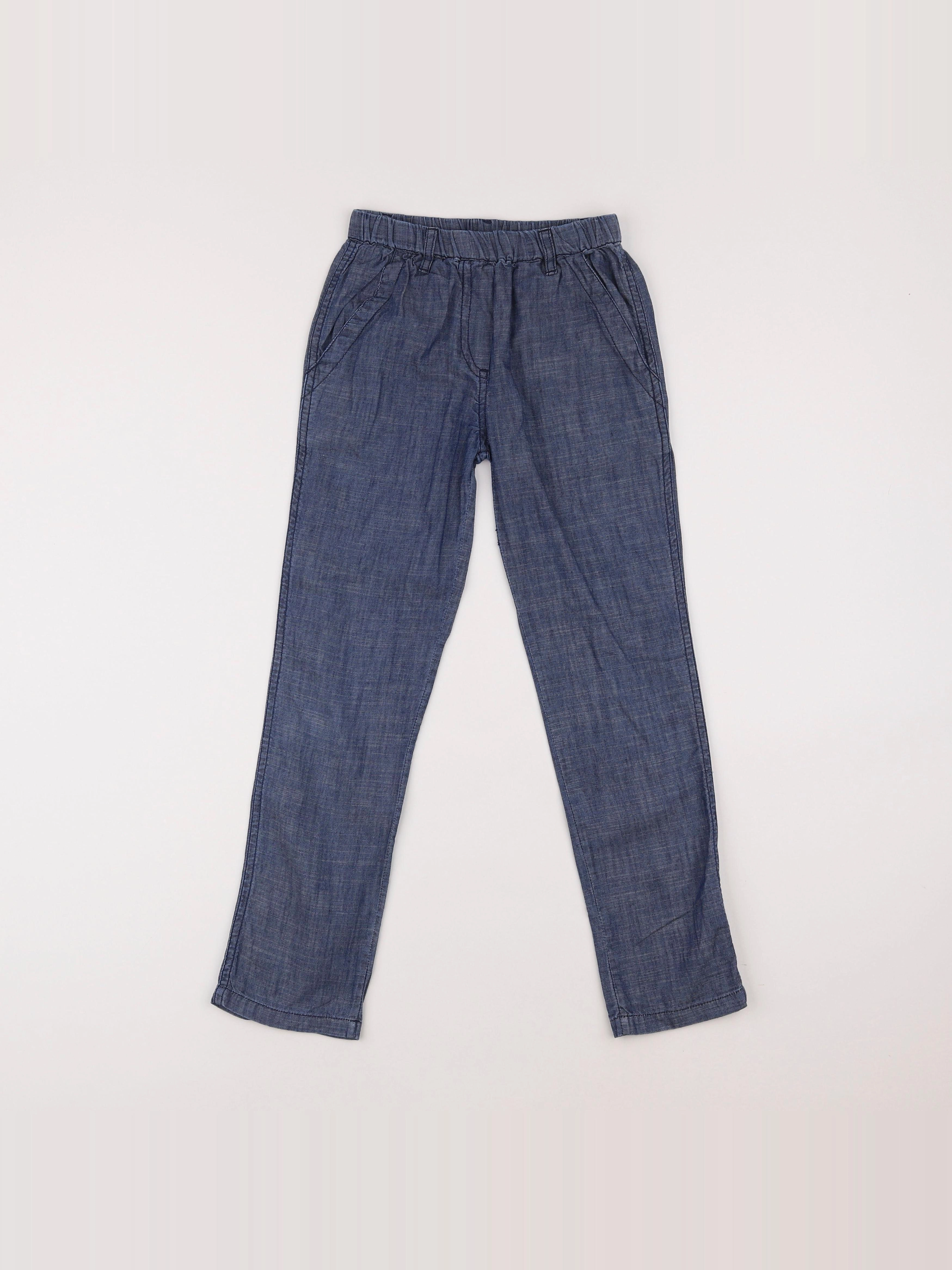 Bonton - pantalon bleu - 8 ans