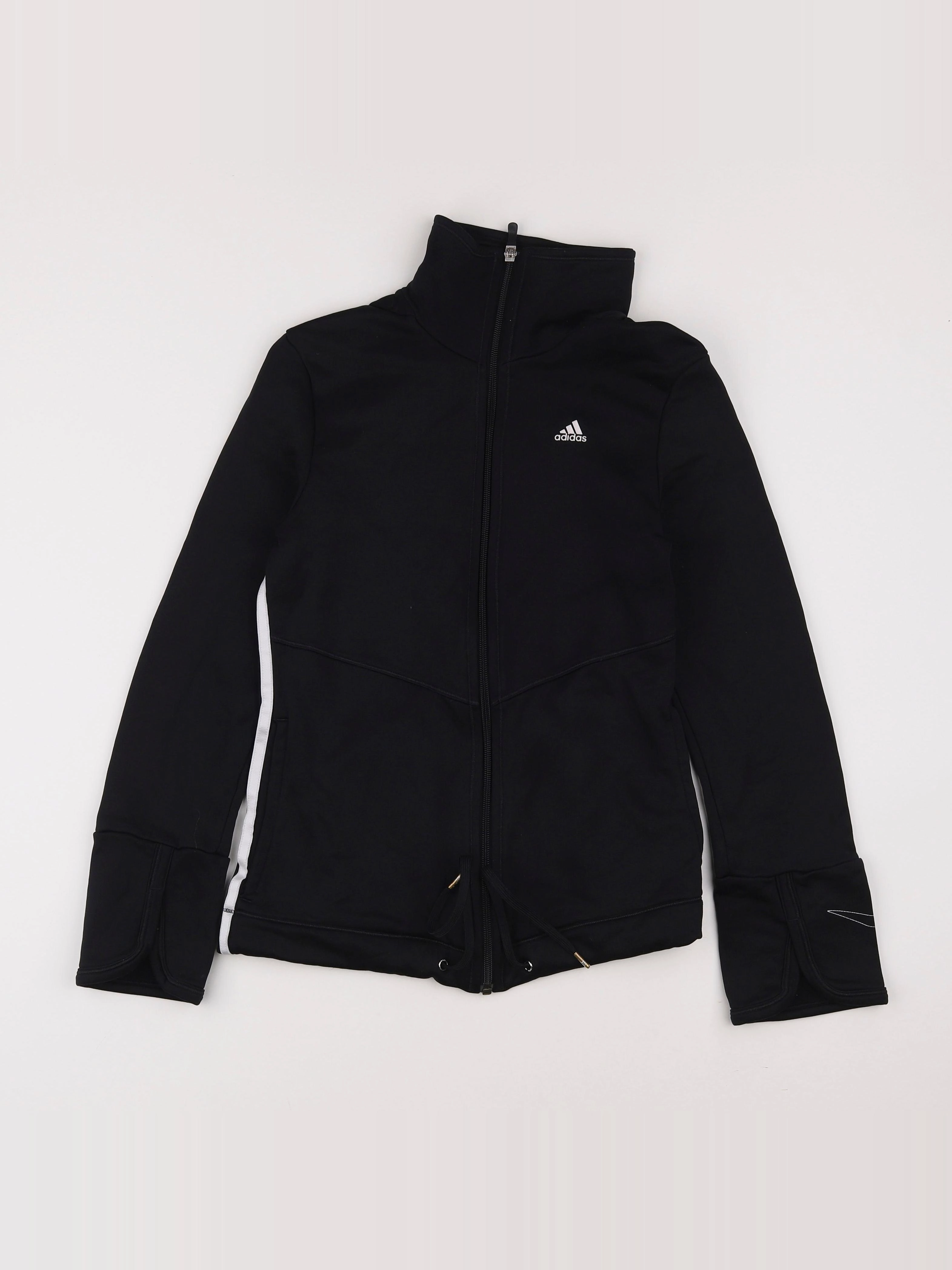 Adidas - sweat noir - 7/8 ans