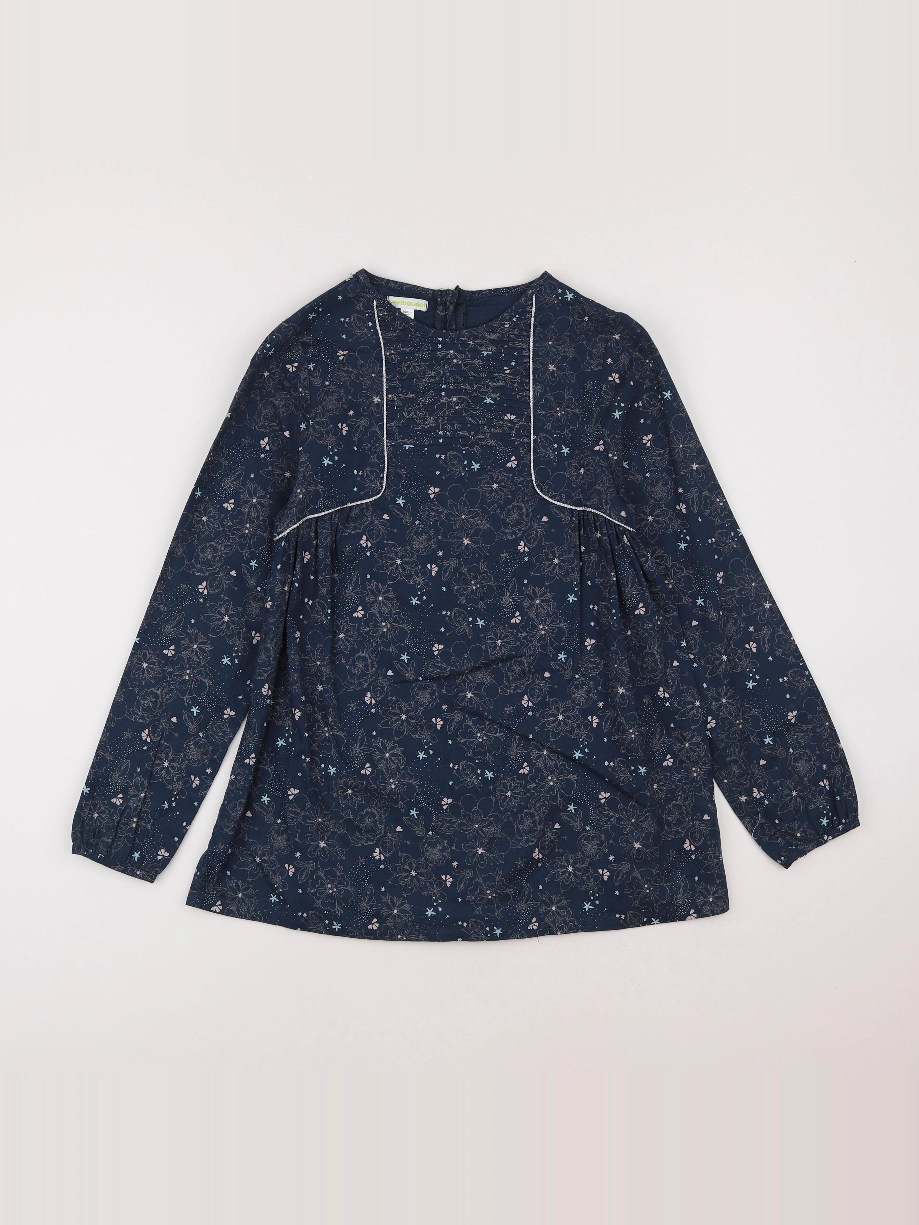Vertbaudet - blouse bleu - 12 ans