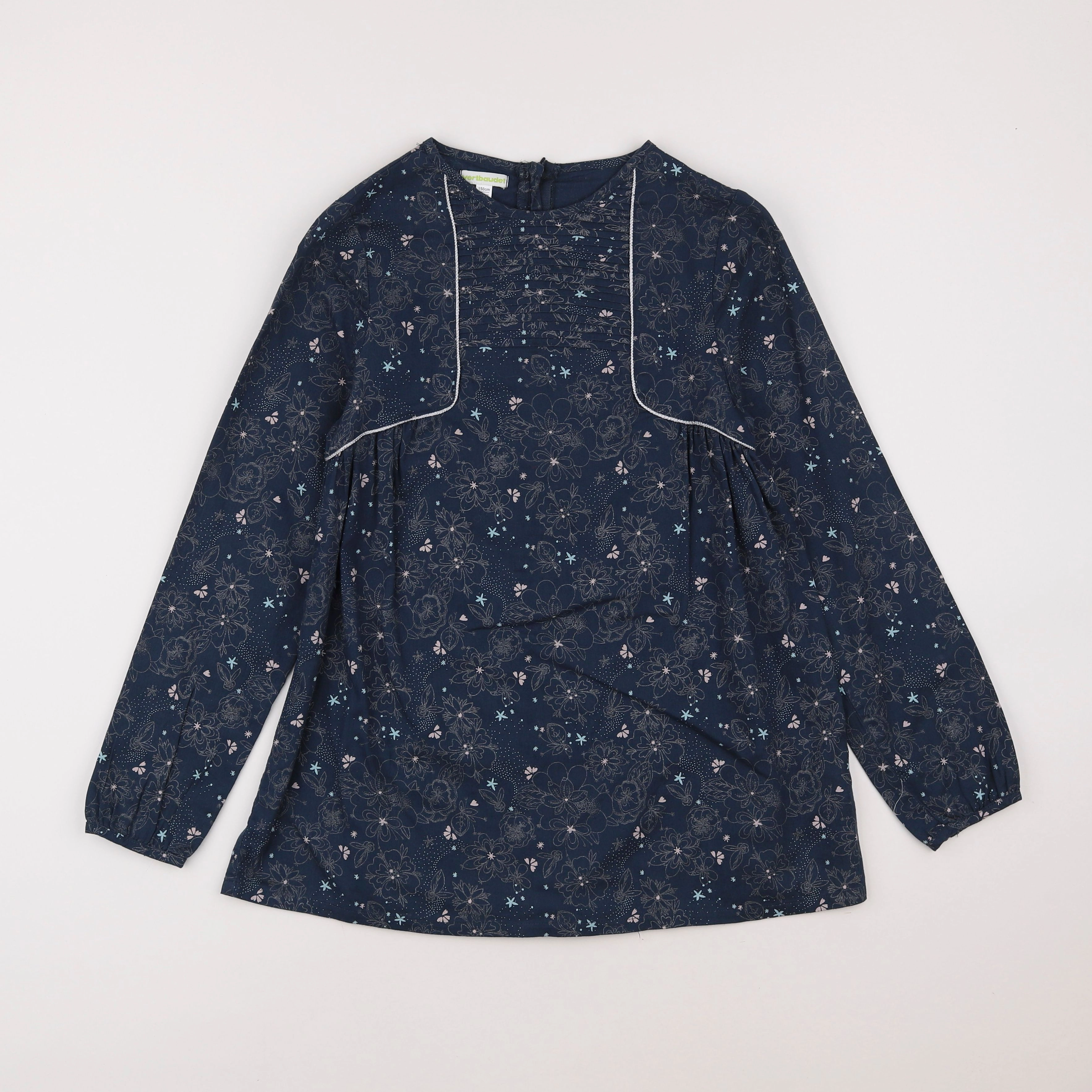 Vertbaudet - blouse bleu - 12 ans