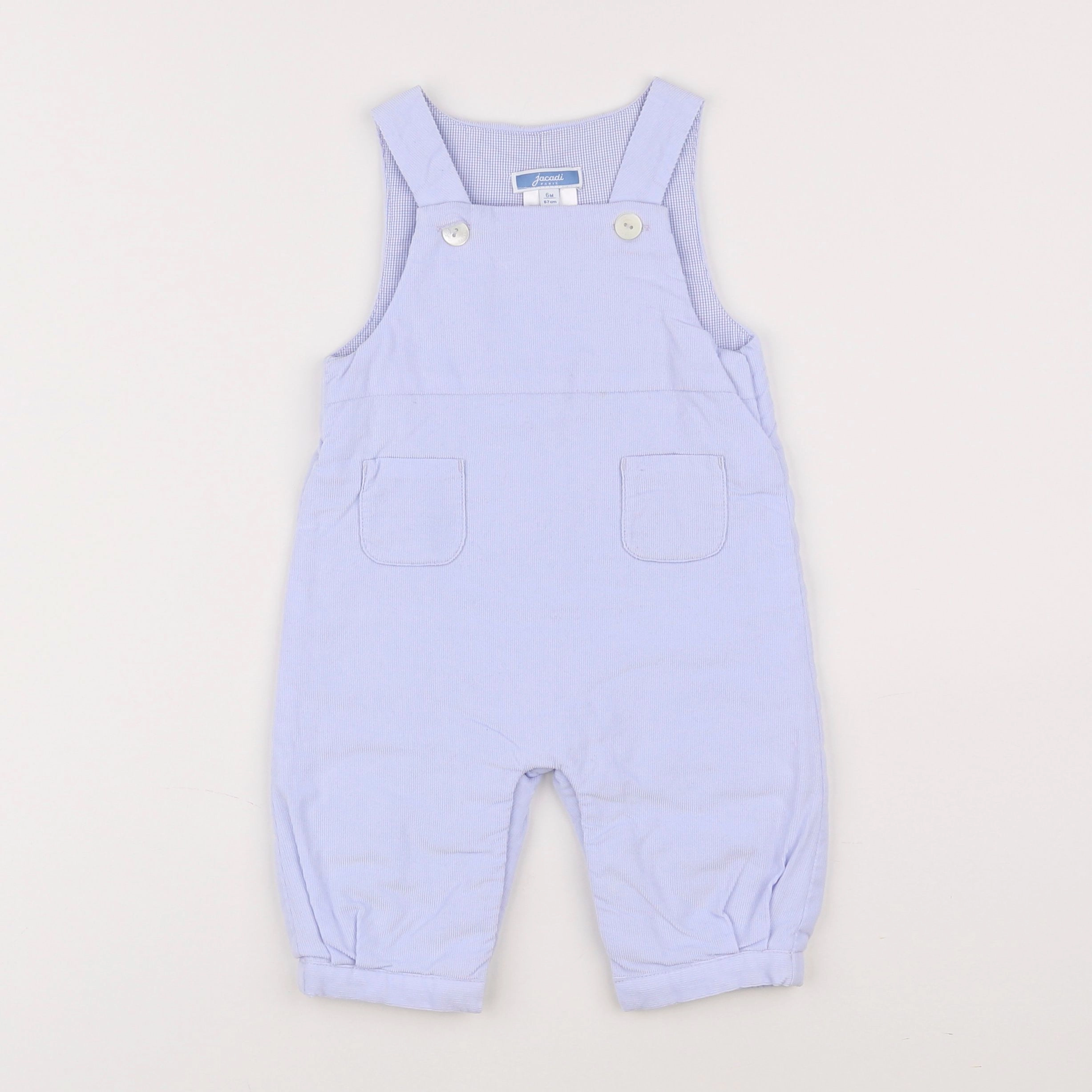 Jacadi - salopette bleu - 6 mois