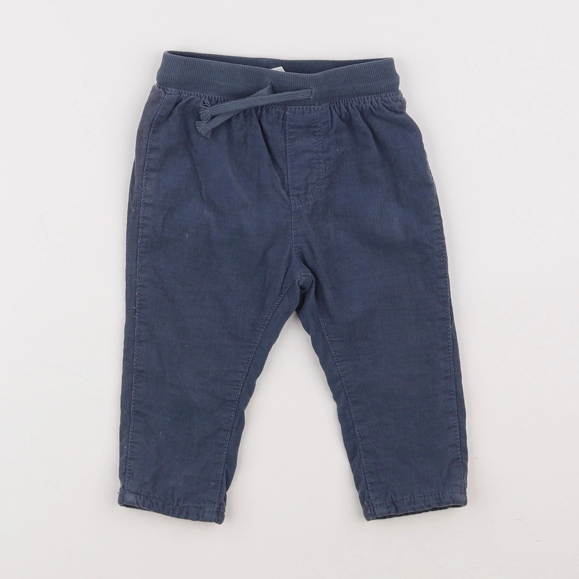 H&M - pantalon bleu - 6/9 mois