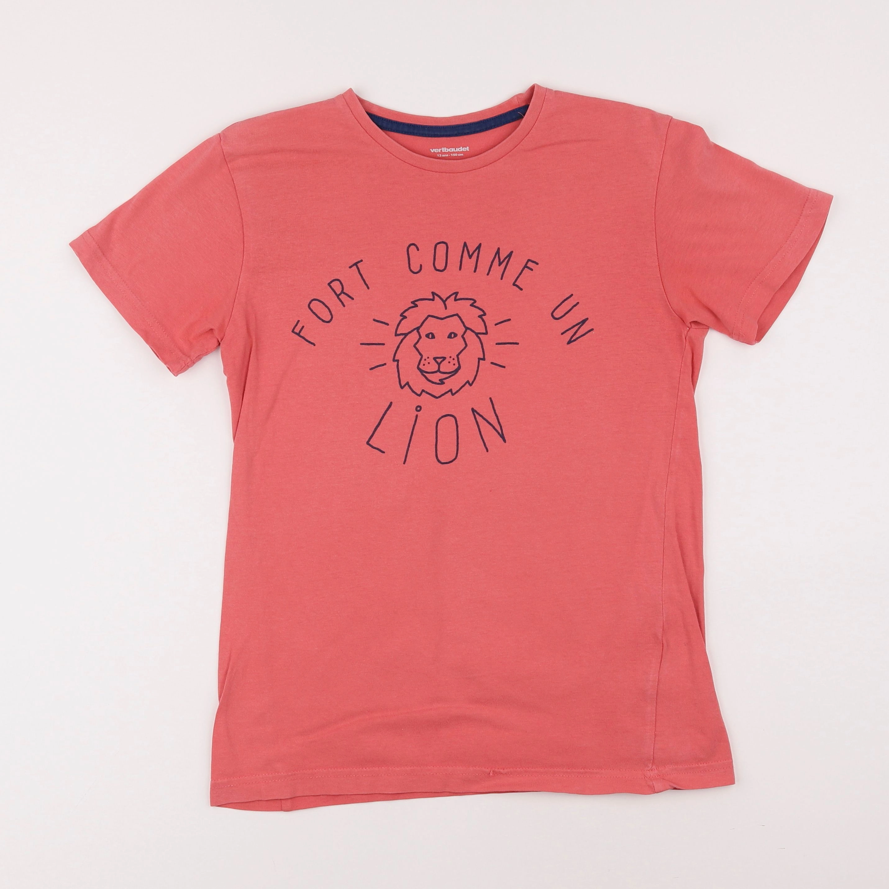 Vertbaudet - tee-shirt rose - 12 ans