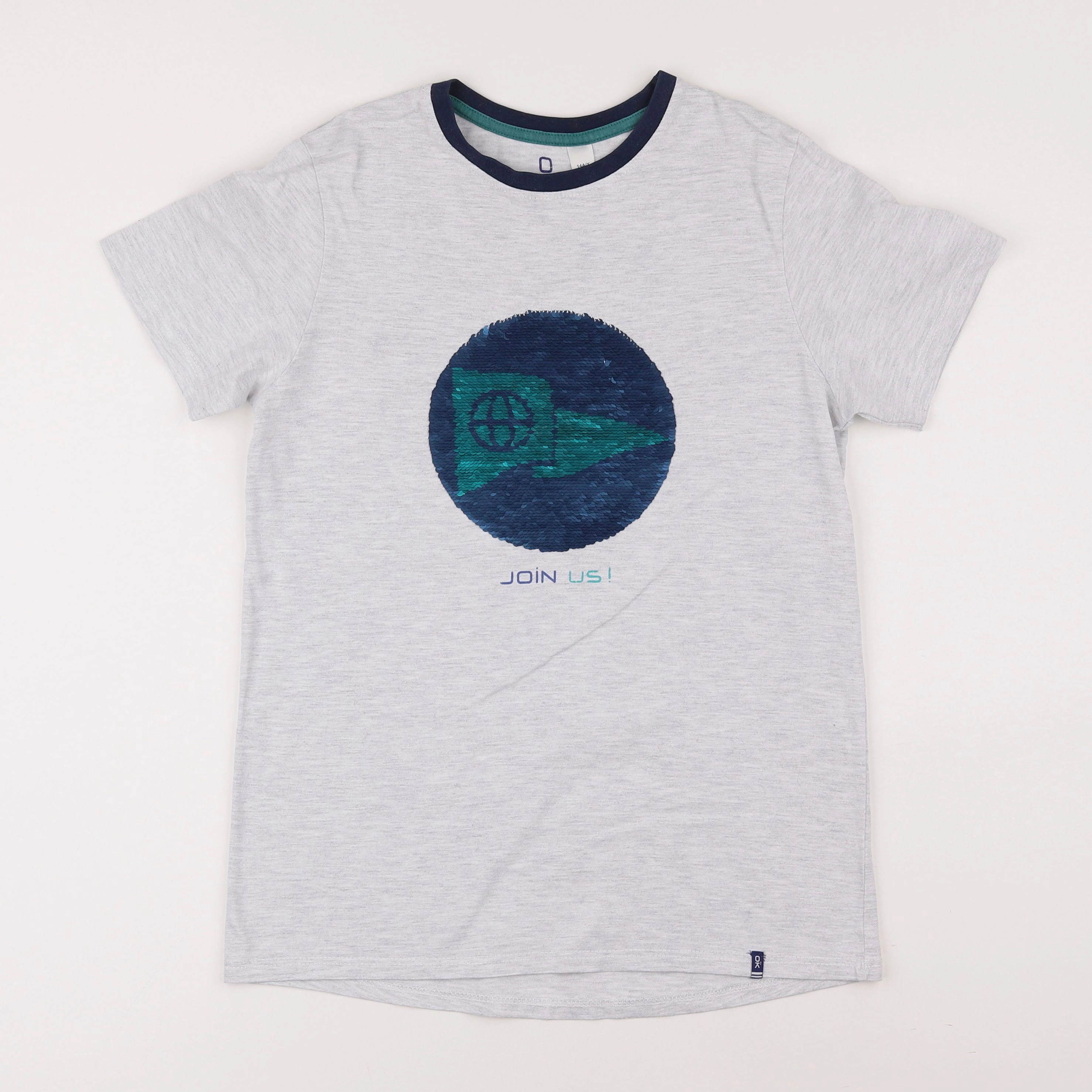Okaidi - tee-shirt gris - 14 ans