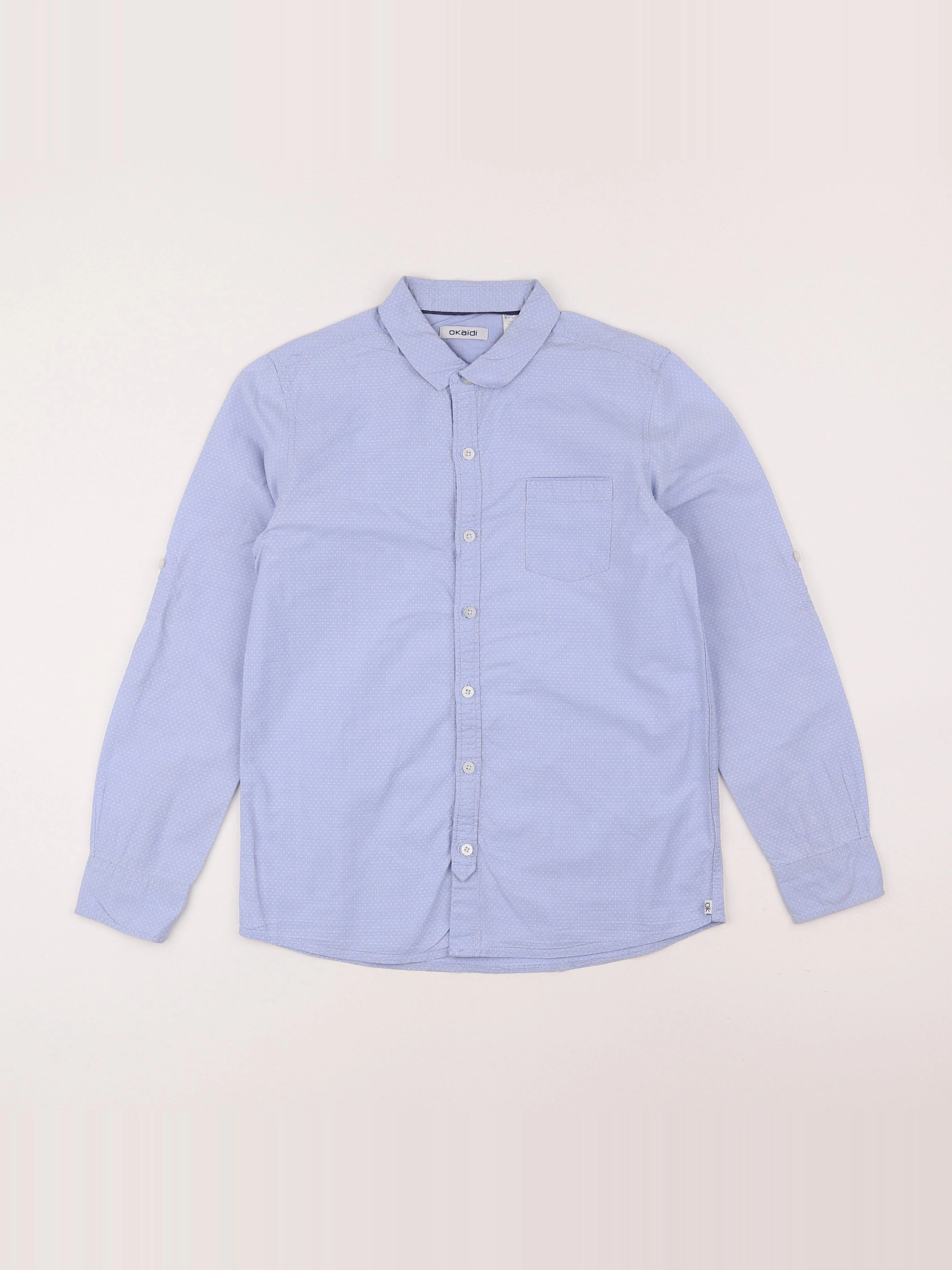 Okaidi - chemise bleu - 12 ans