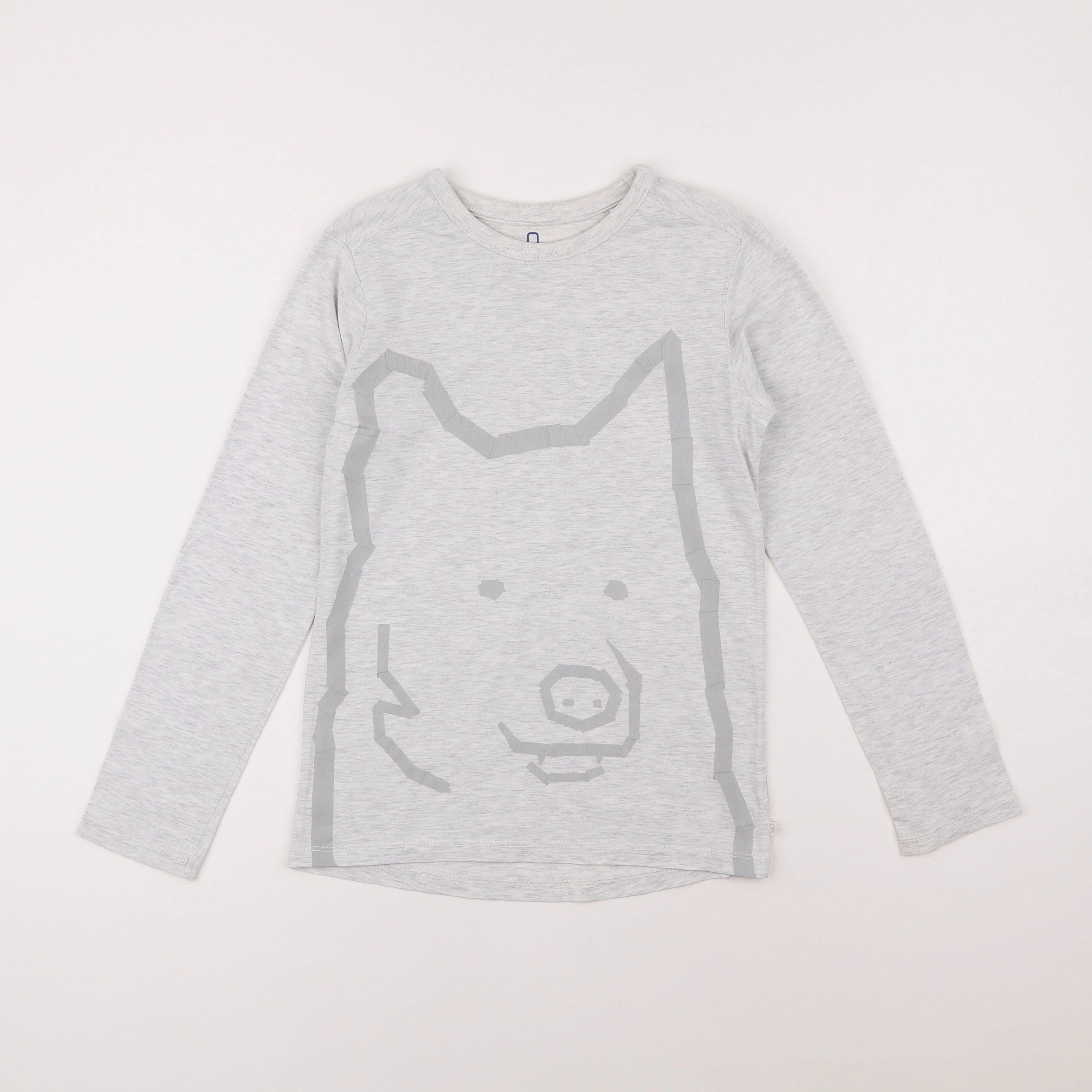 Okaidi - tee-shirt gris - 10 ans