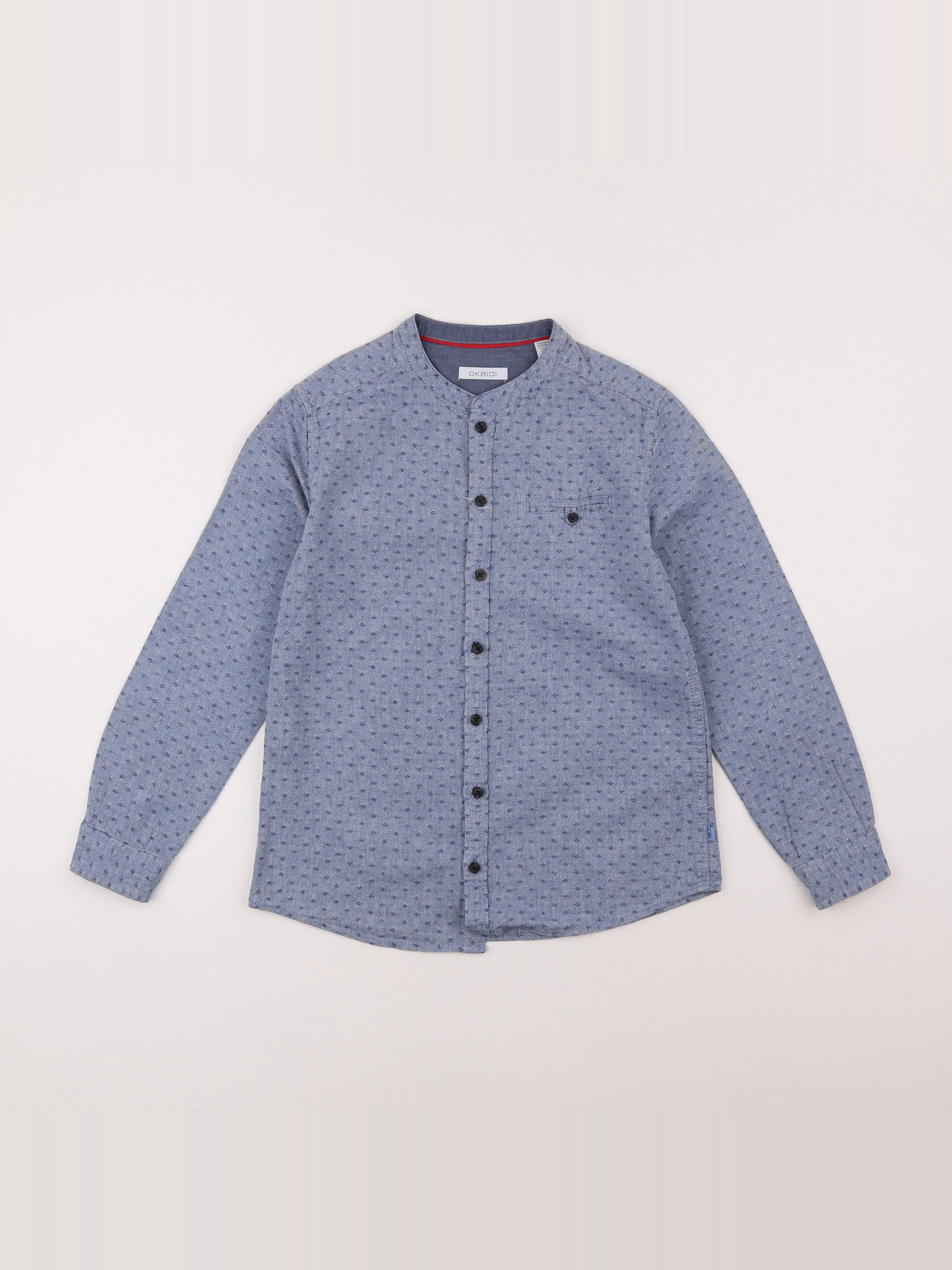Okaidi - chemise bleu - 10 ans