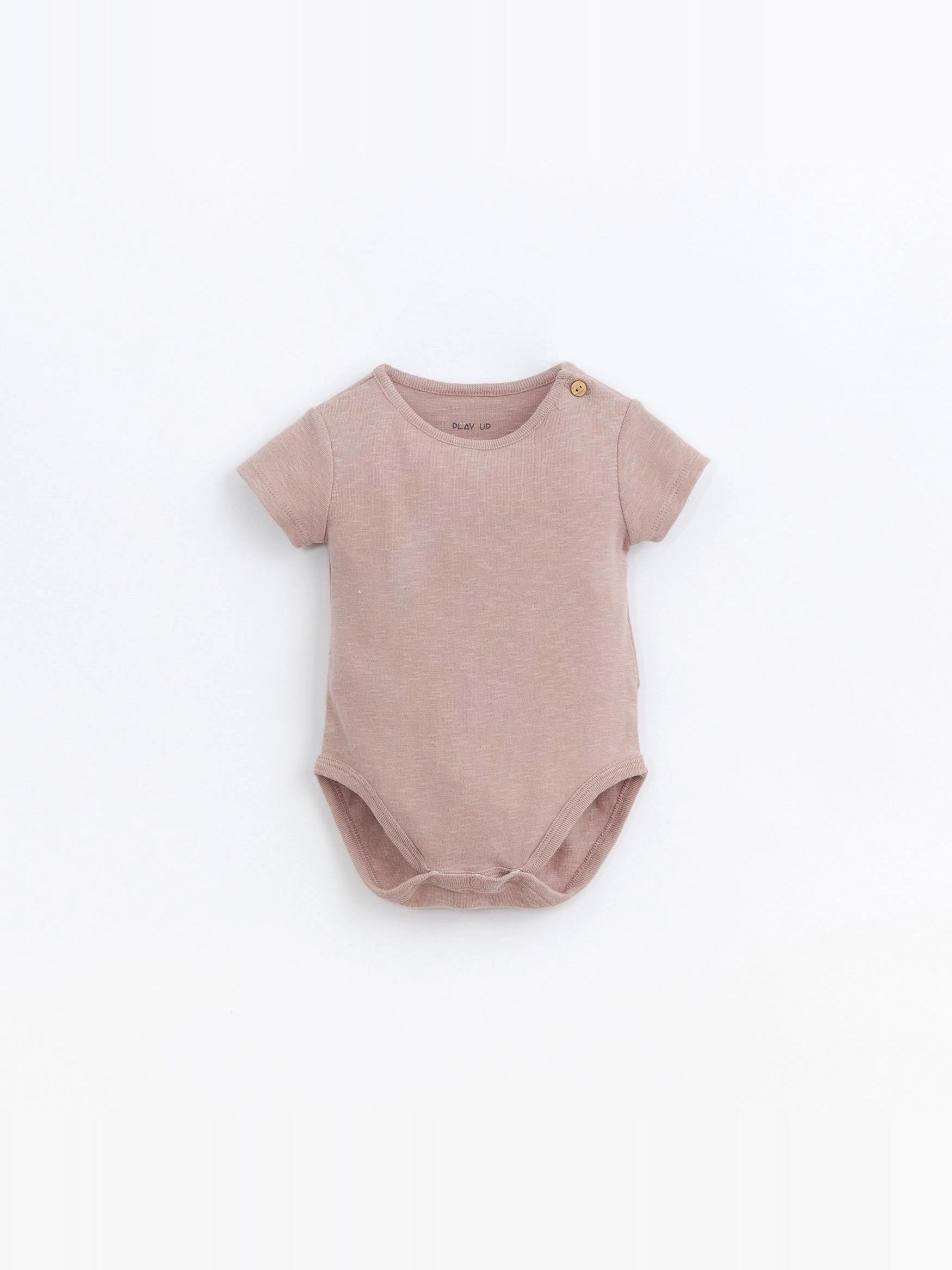 Play Up - Body manches courtes rose - 1 mois