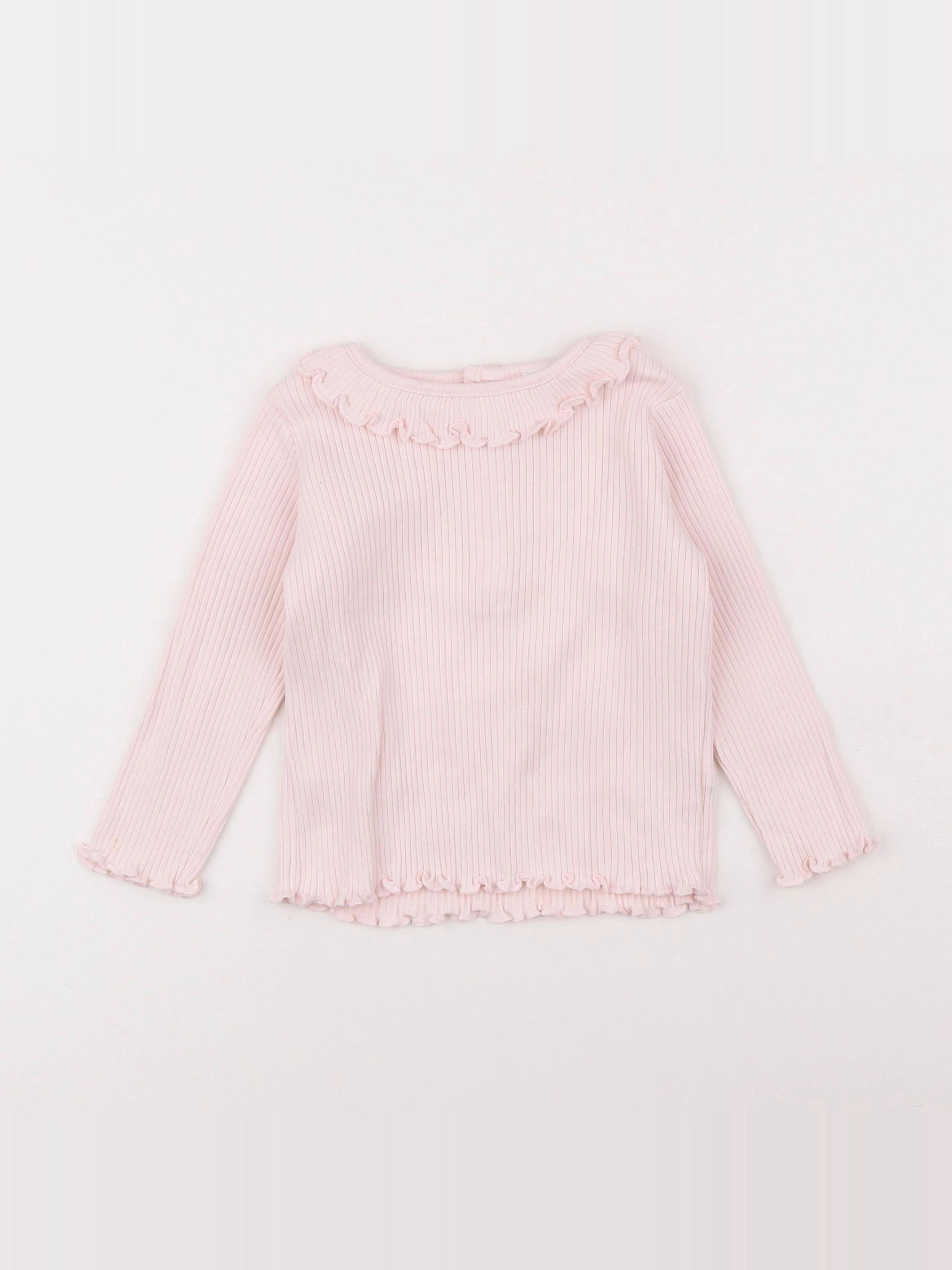 Boutchou - tee-shirt rose - 12 mois
