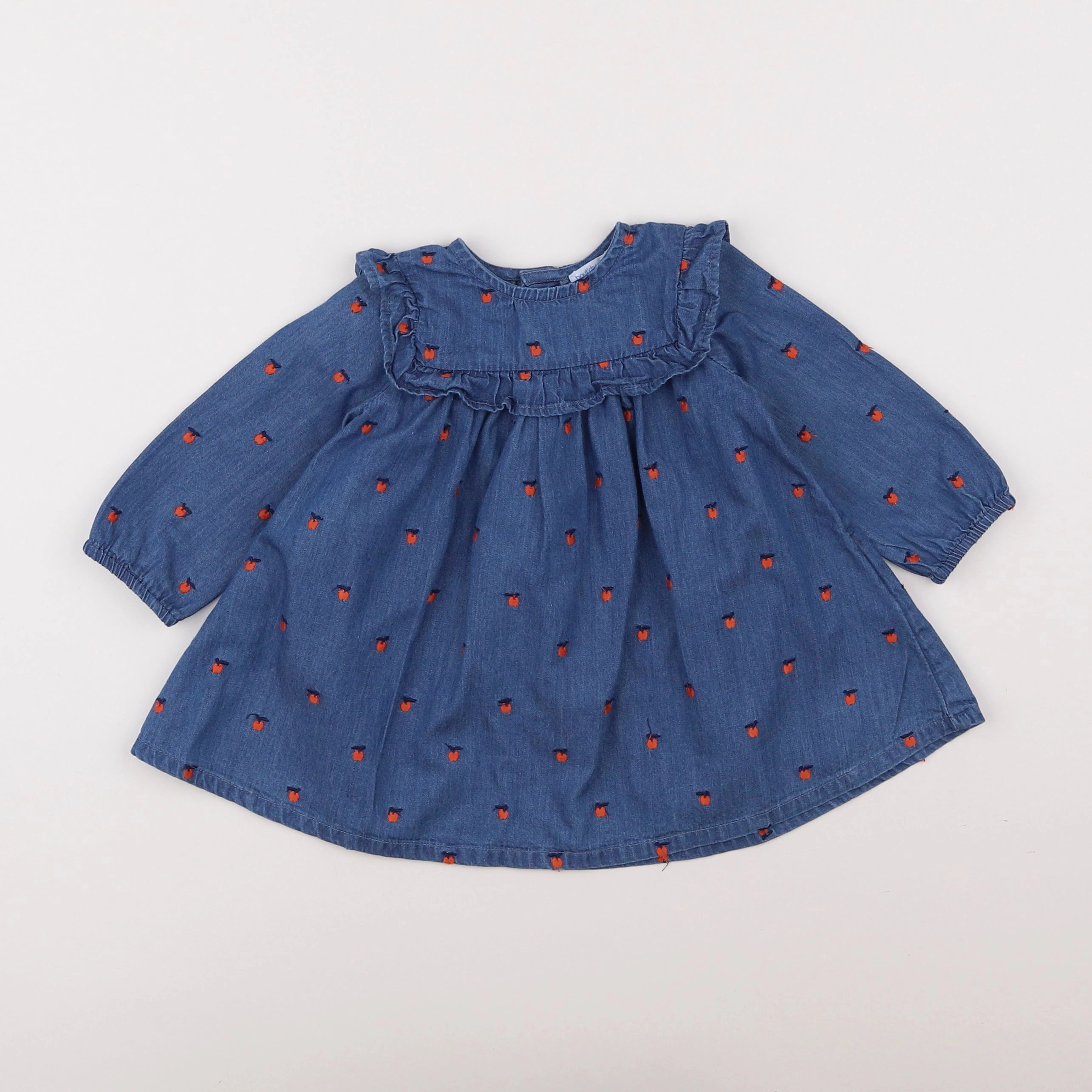 Boutchou - robe bleu - 6 mois