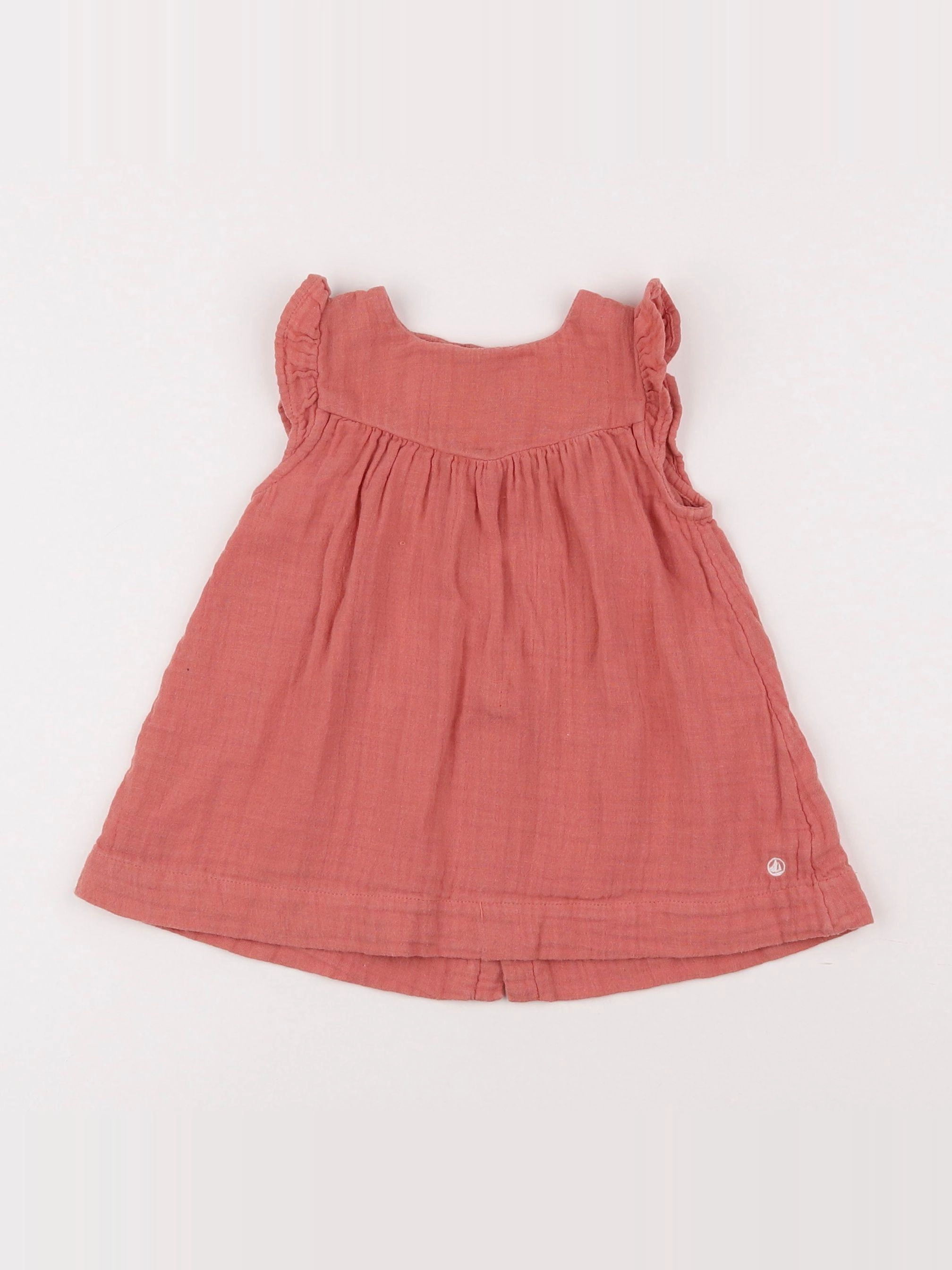 Petit Bateau - robe rose - 6 mois