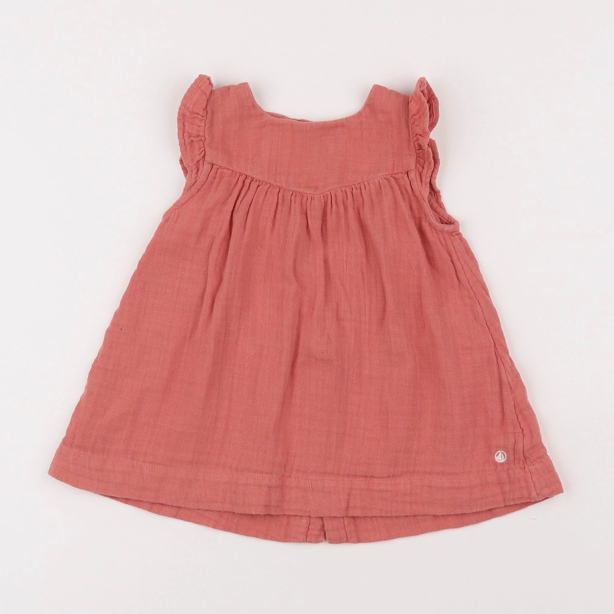 Petit Bateau - robe rose - 6 mois