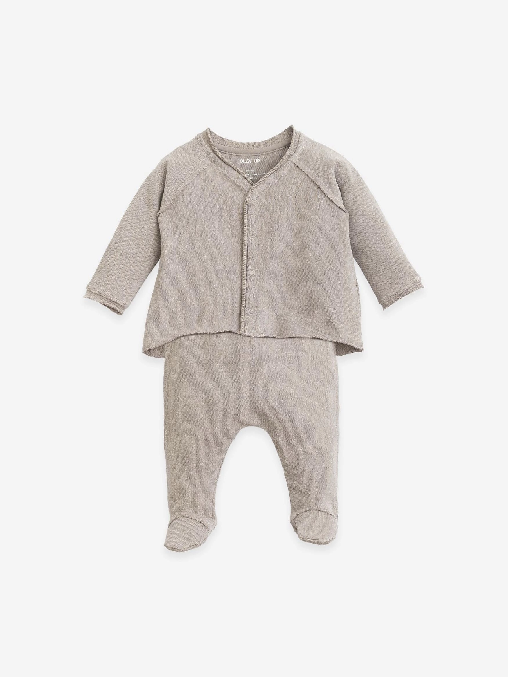 Play Up - Ensemble Jersey gris - 0 mois