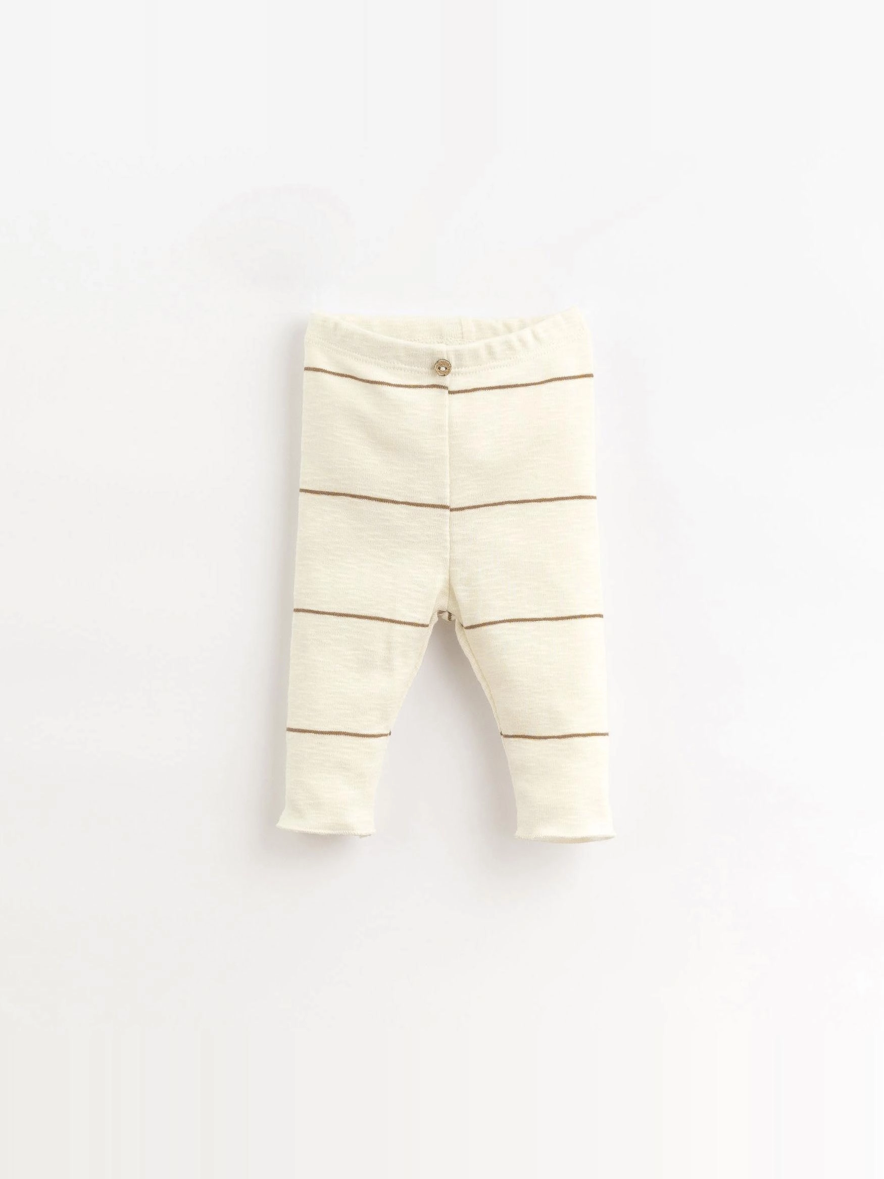 Play Up - Legging Rib rayé beige - 0 mois
