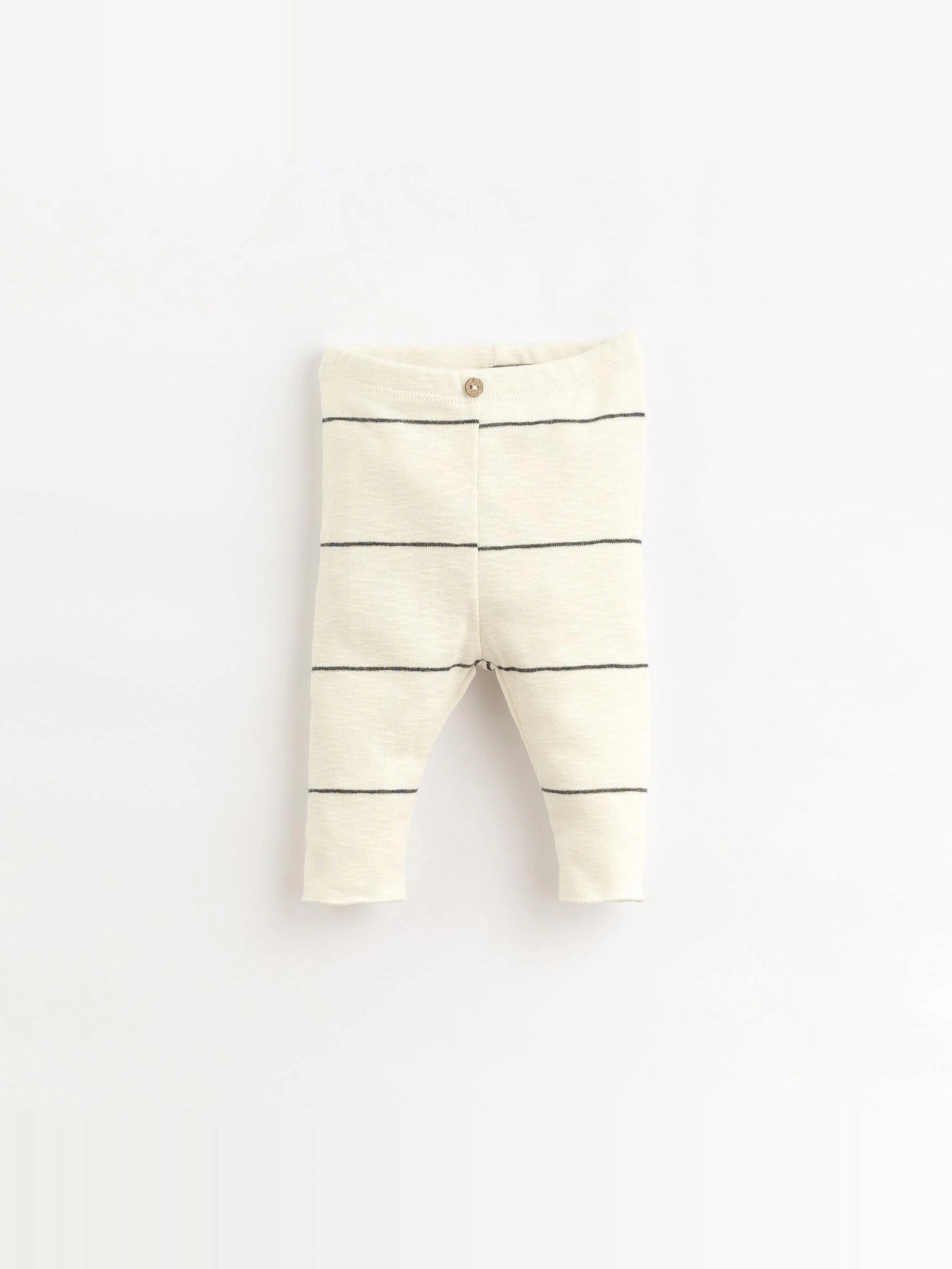 Play Up - Legging Rib rayé gris - 0 mois