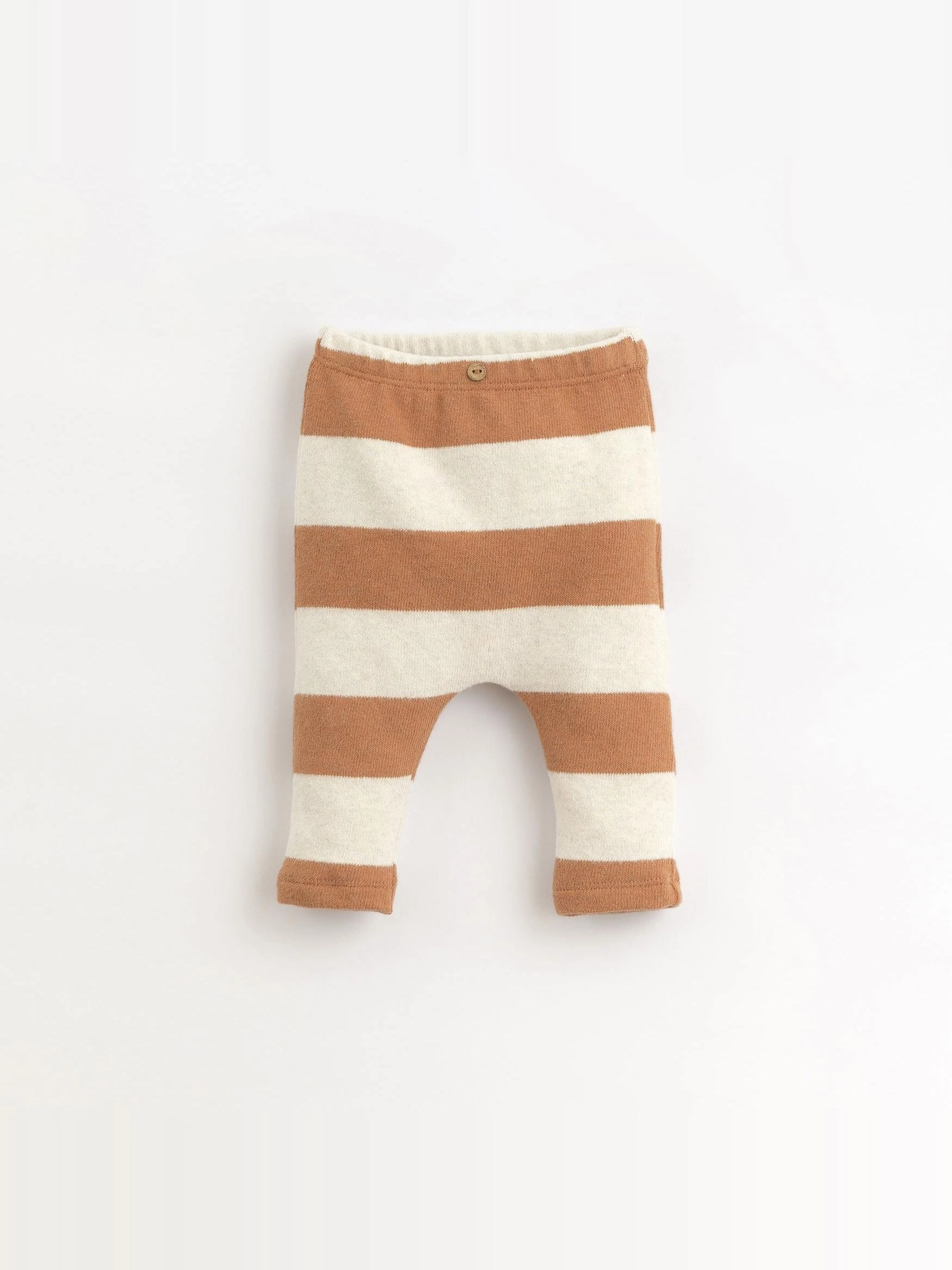 Play Up - Legging Rib rayé orange - 0 mois