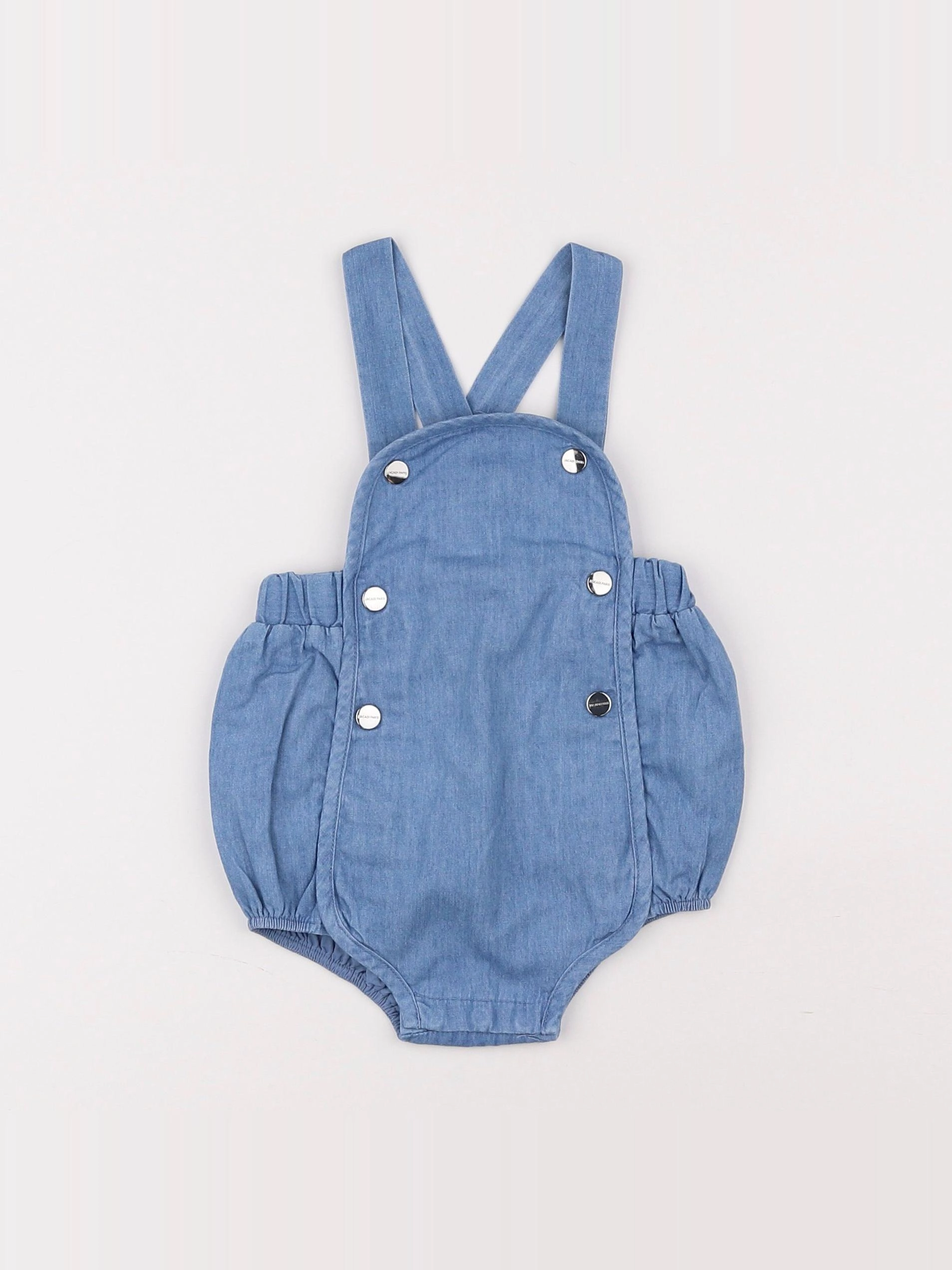 Jacadi - salopette bleu - 6 mois