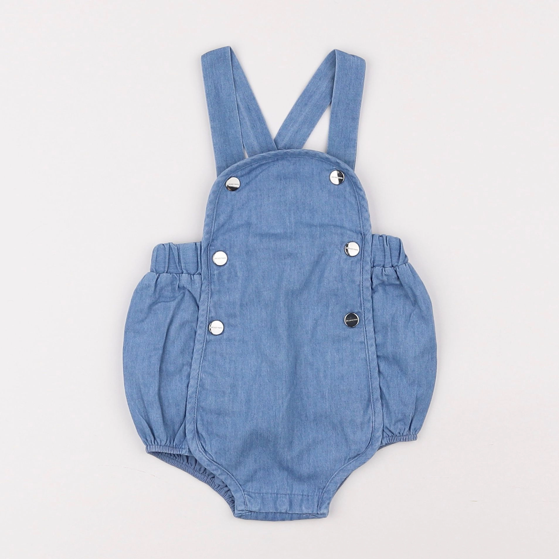 Jacadi - salopette bleu - 6 mois