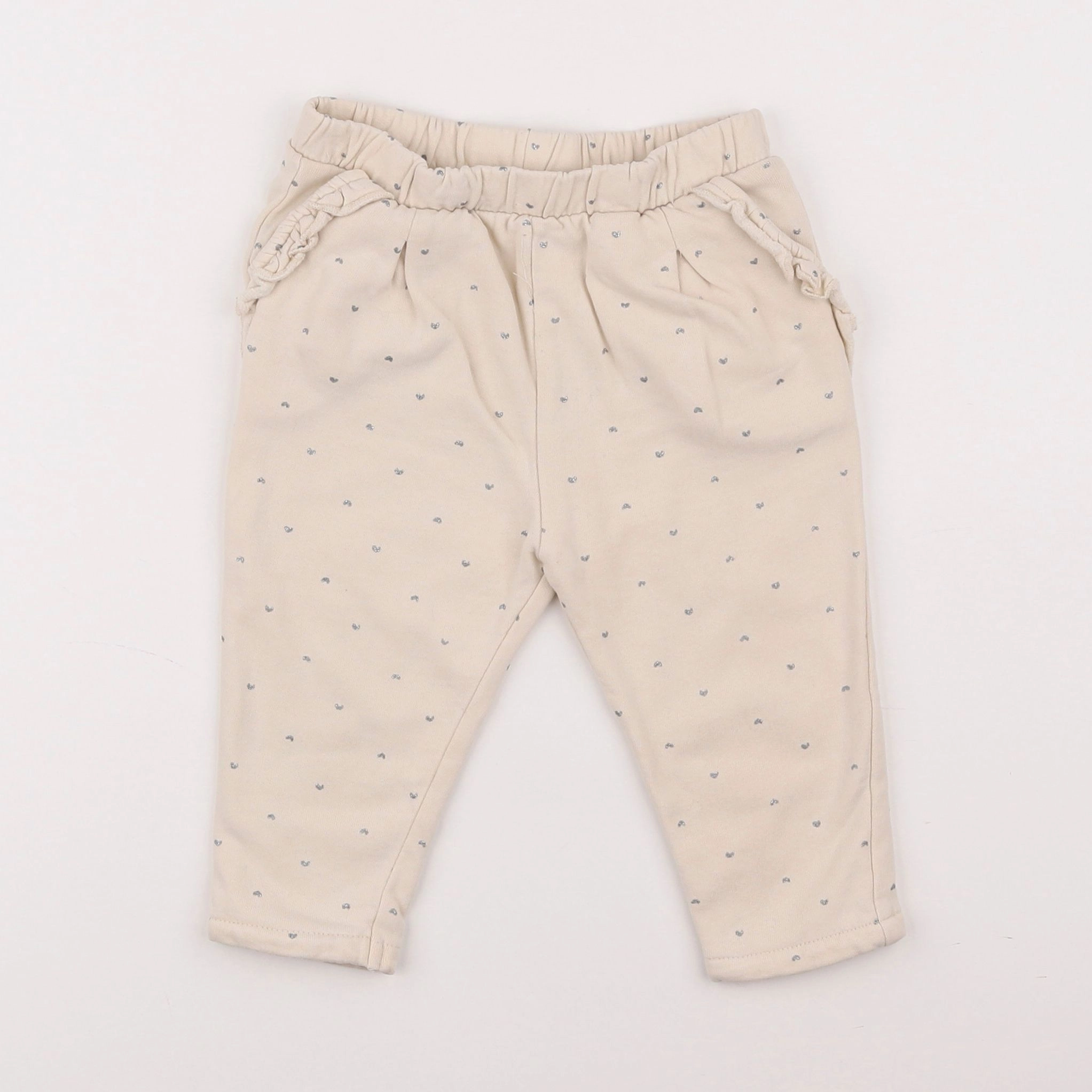Vertbaudet - pantalon beige - 18 mois