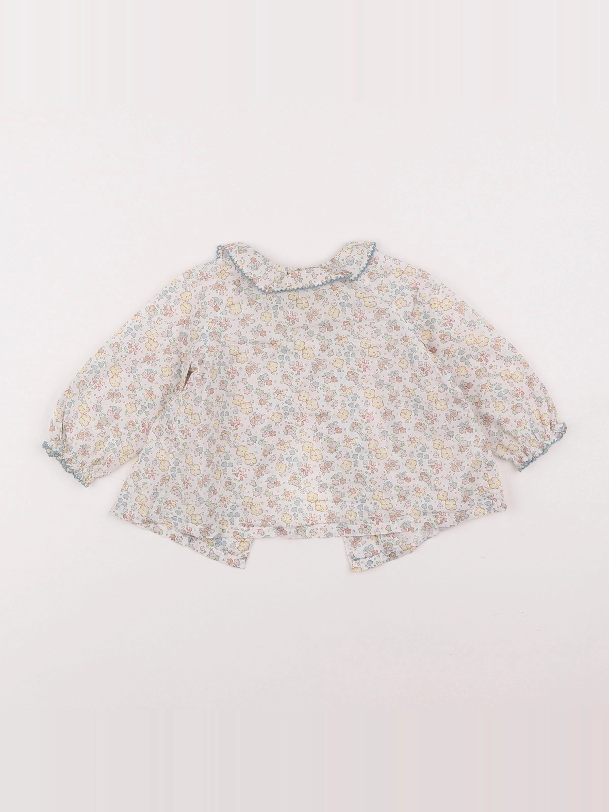 Cyrillus - blouse blanc - 12 mois