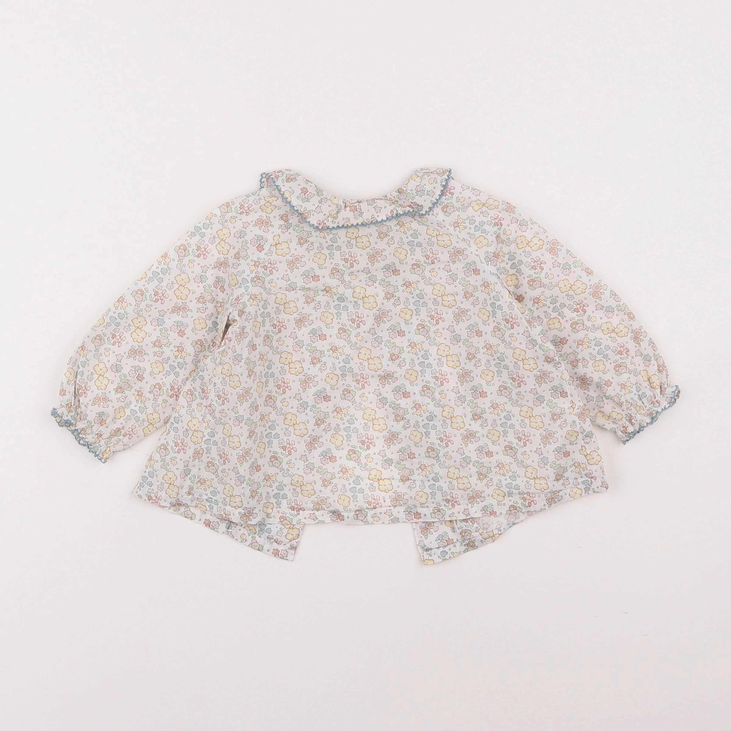 Cyrillus - blouse blanc - 12 mois