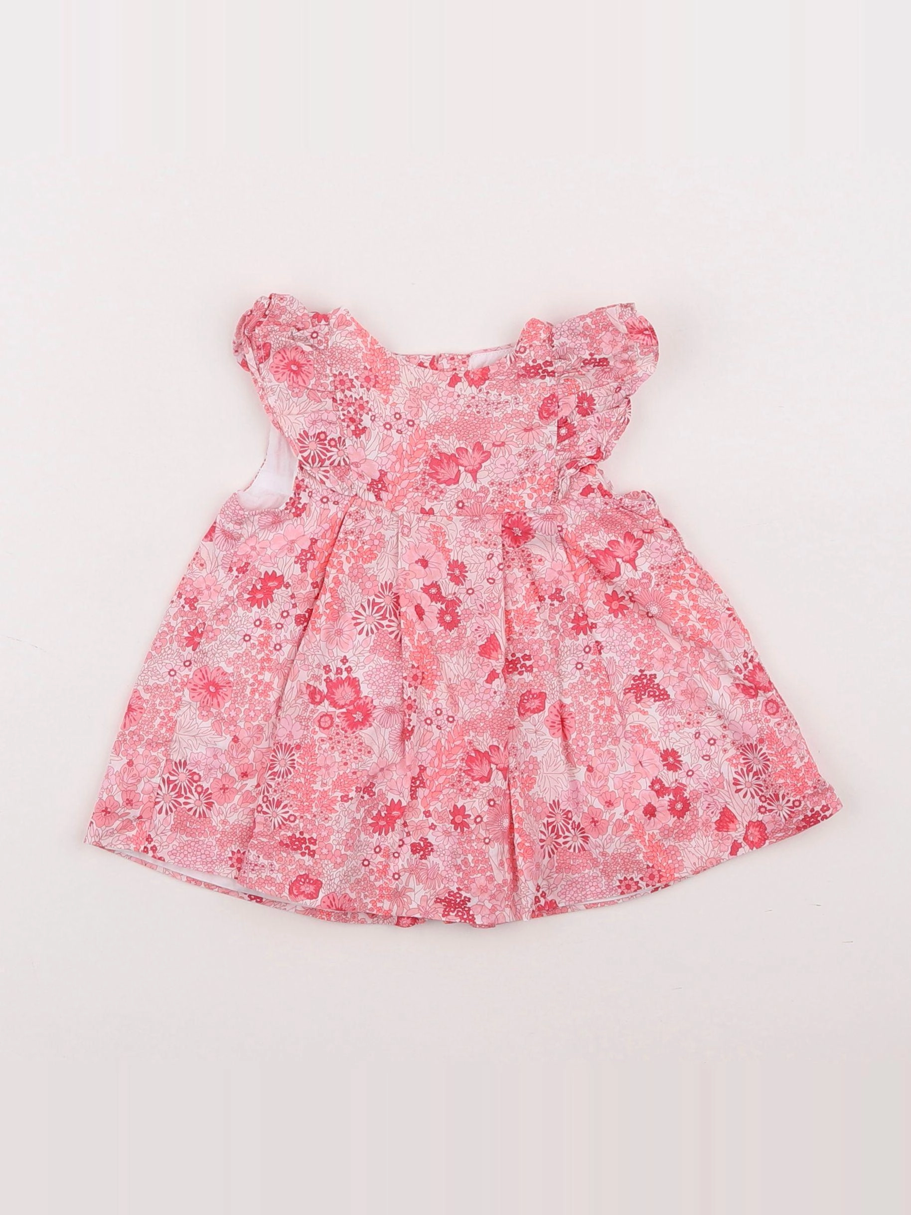 Jacadi - robe liberty rose - 3 mois