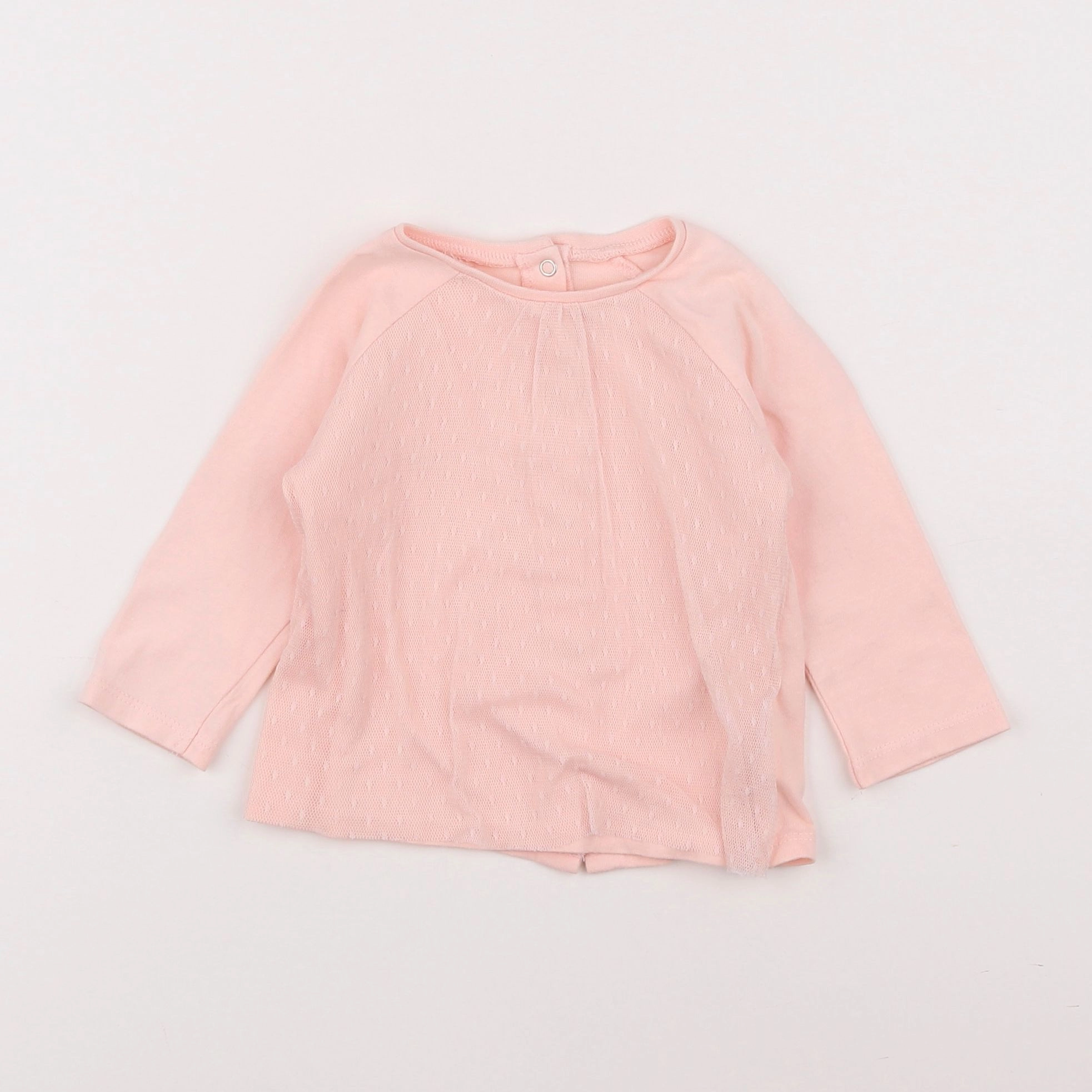 Vertbaudet - tee-shirt rose - 6 mois