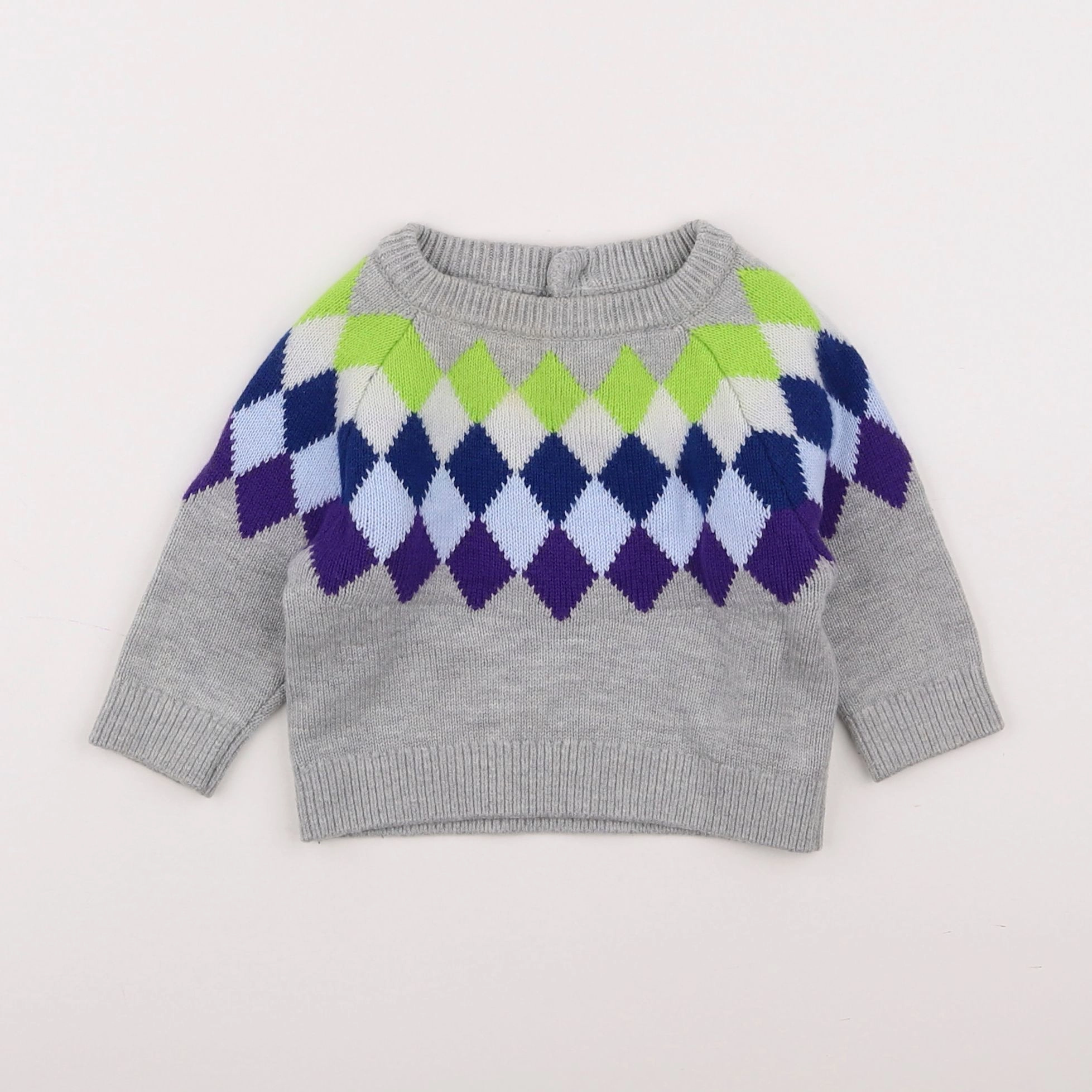 Jacadi - pull gris - 6 mois