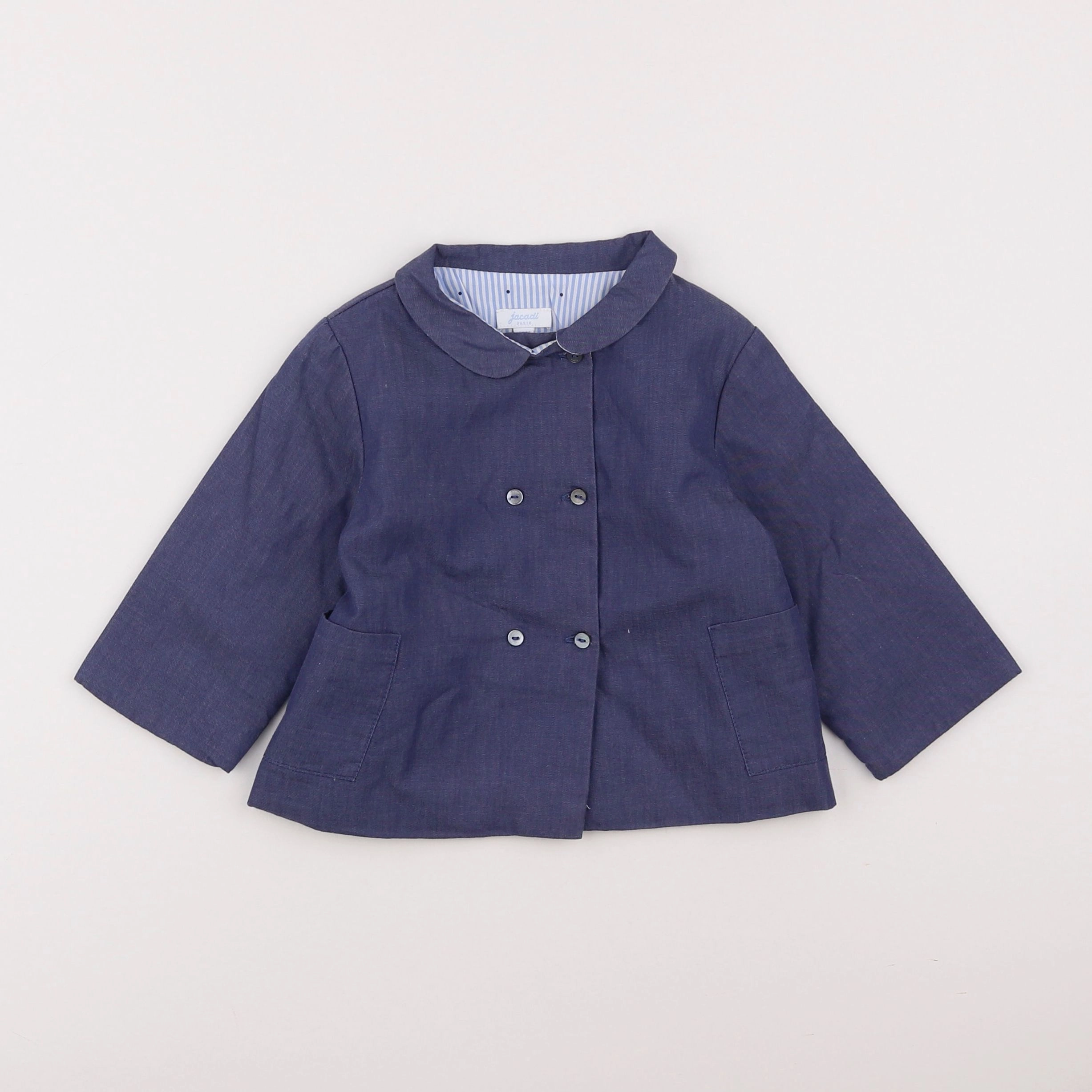 Jacadi - veste bleu - 12 mois
