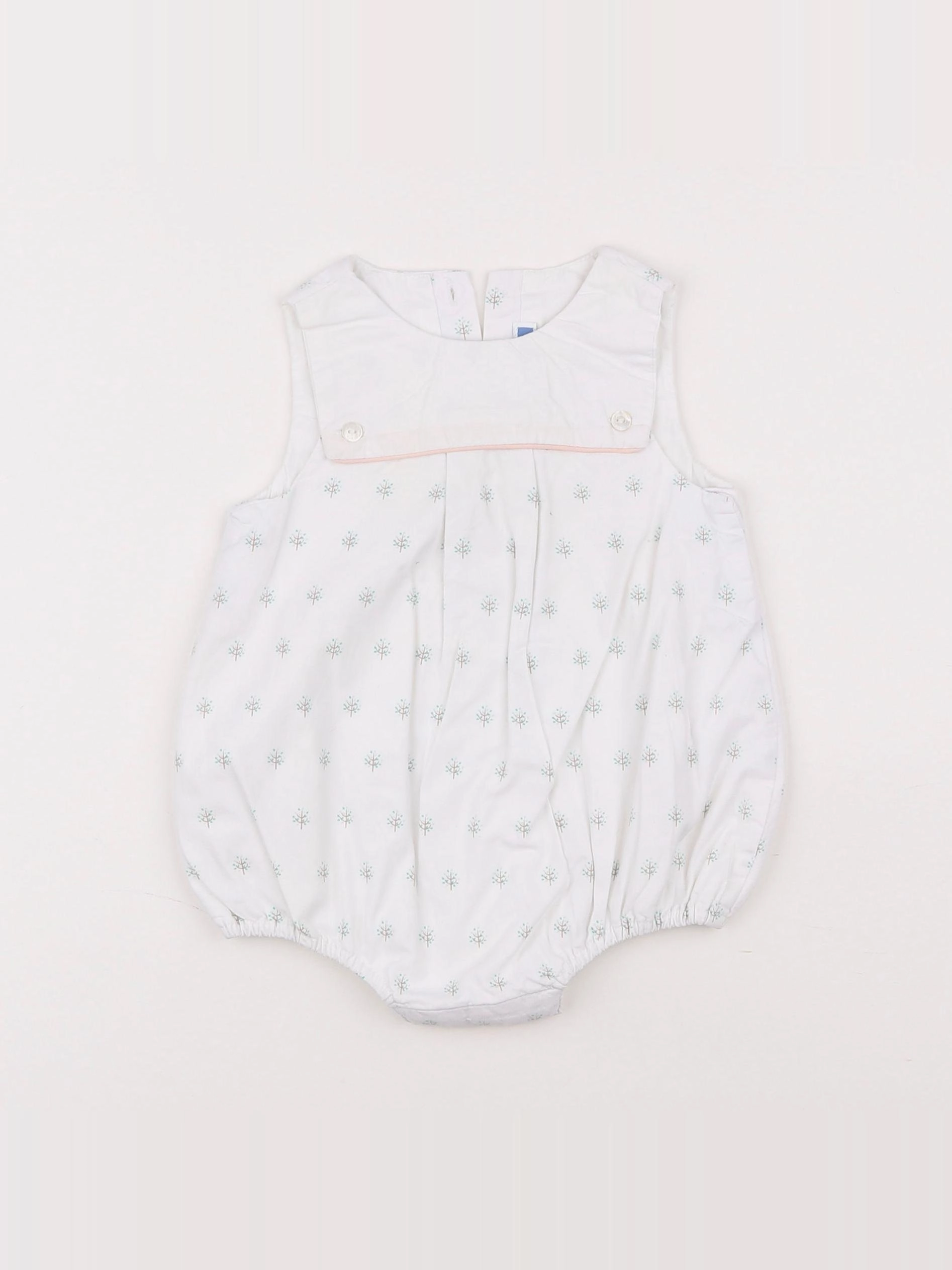 Jacadi - combinaison blanc - 12 mois