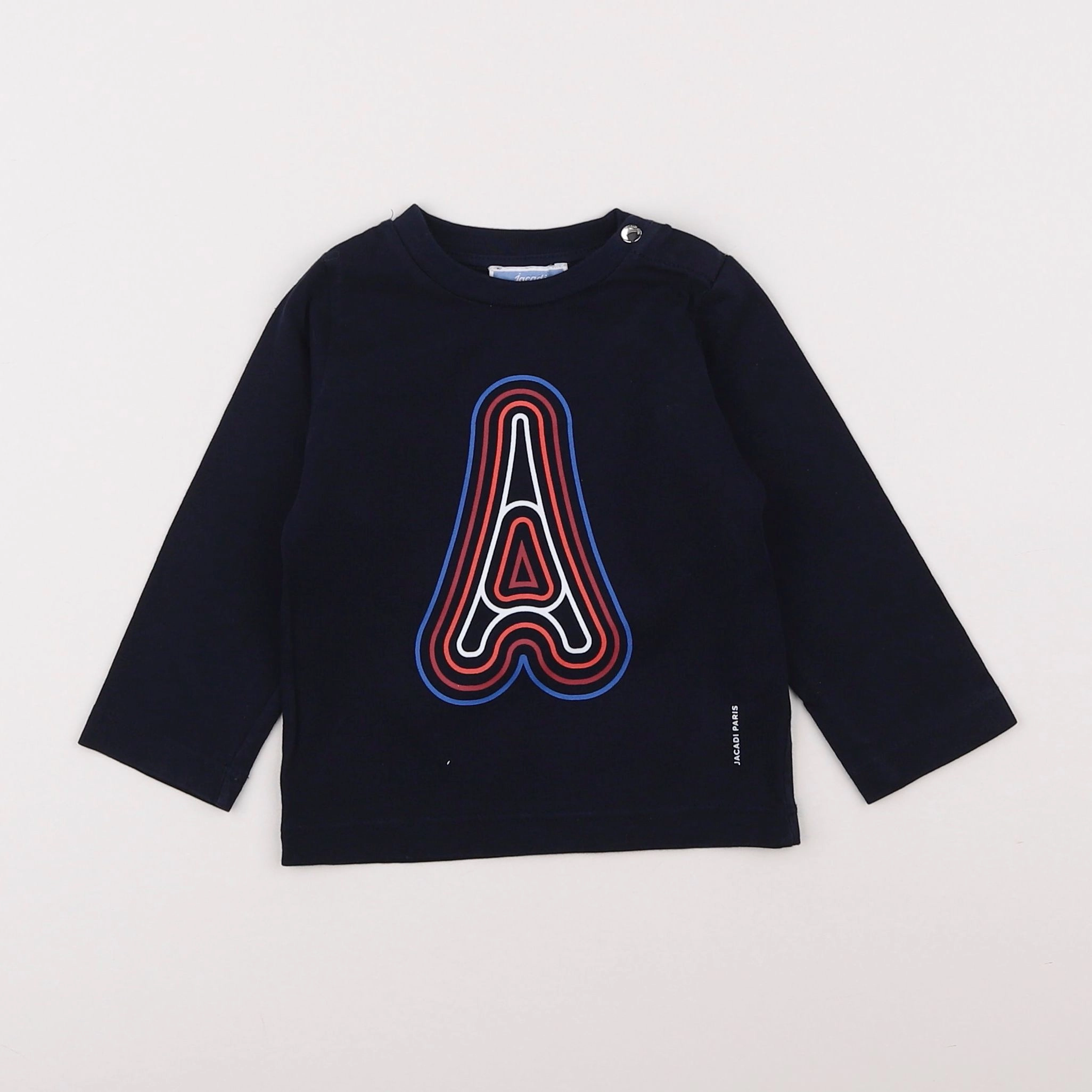 Jacadi - tee-shirt bleu - 12 mois